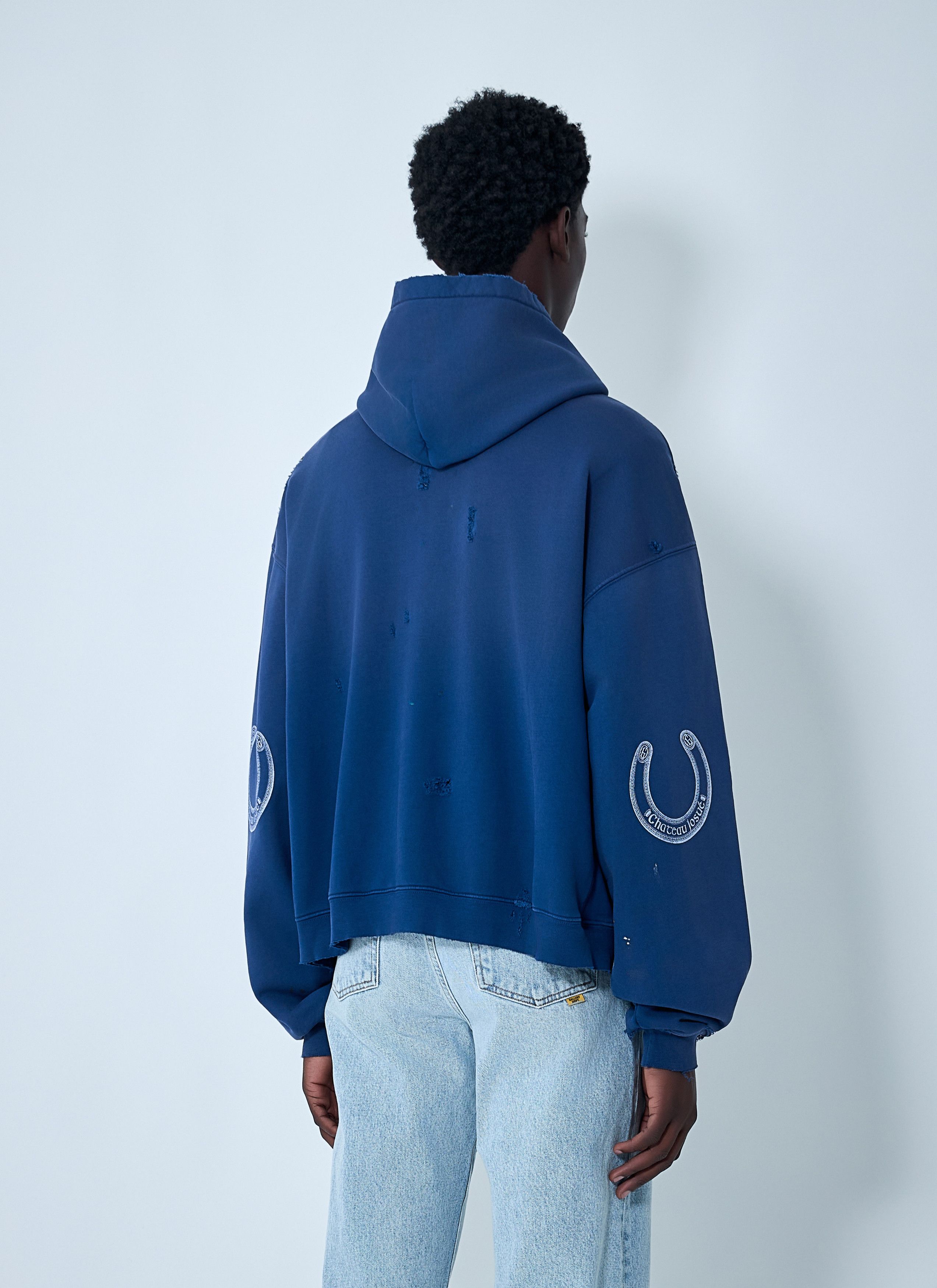 Gallery Dept. Distressed Chateau Raunch Hooded Sweatshirt Size US L / EU 52-54 / 3 - 4 Thumbnail