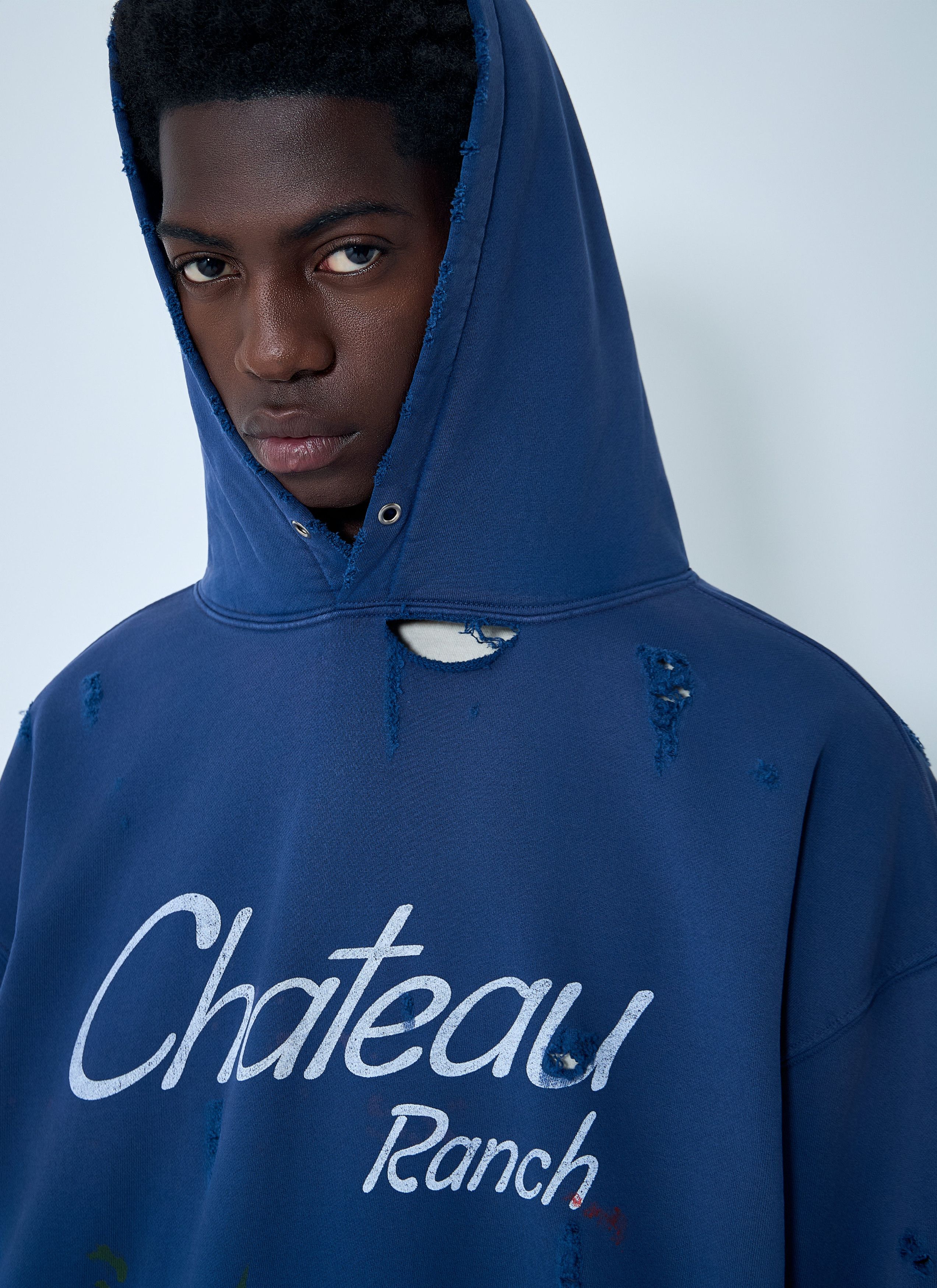 Gallery Dept. Distressed Chateau Raunch Hooded Sweatshirt Size US L / EU 52-54 / 3 - 5 Thumbnail