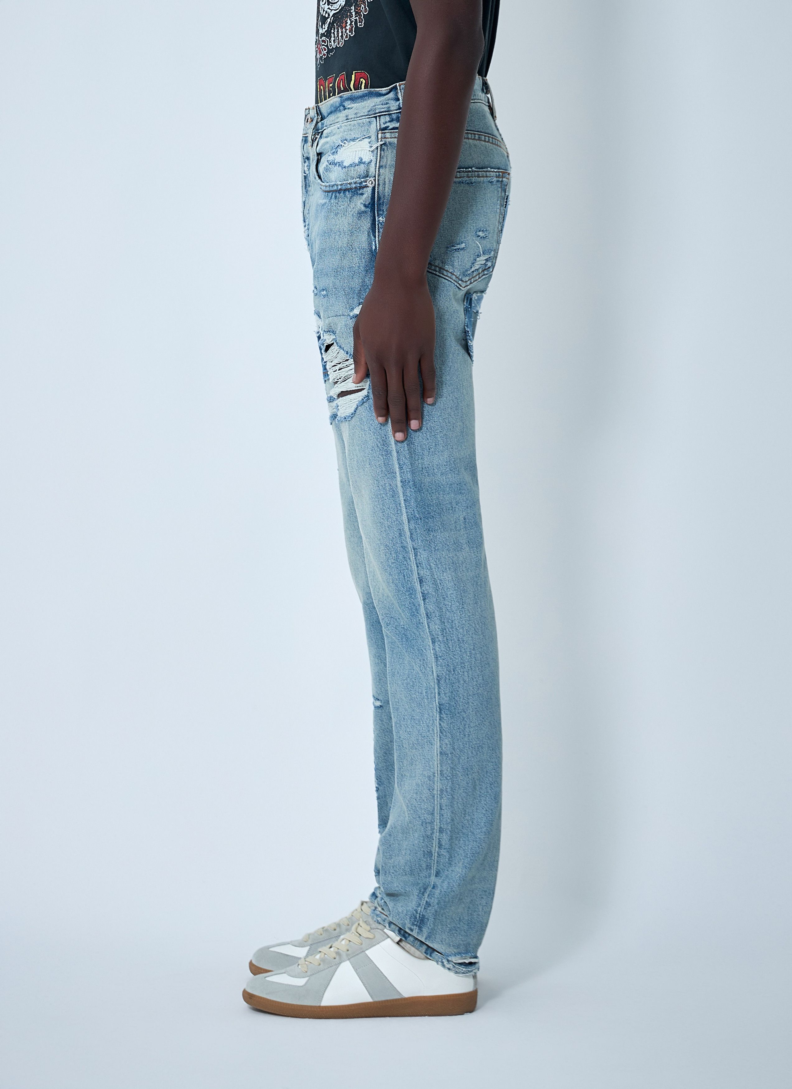 Gallery Dept. Distressed Bowery 5001 Jeans Size US 32 / EU 48 - 3 Thumbnail