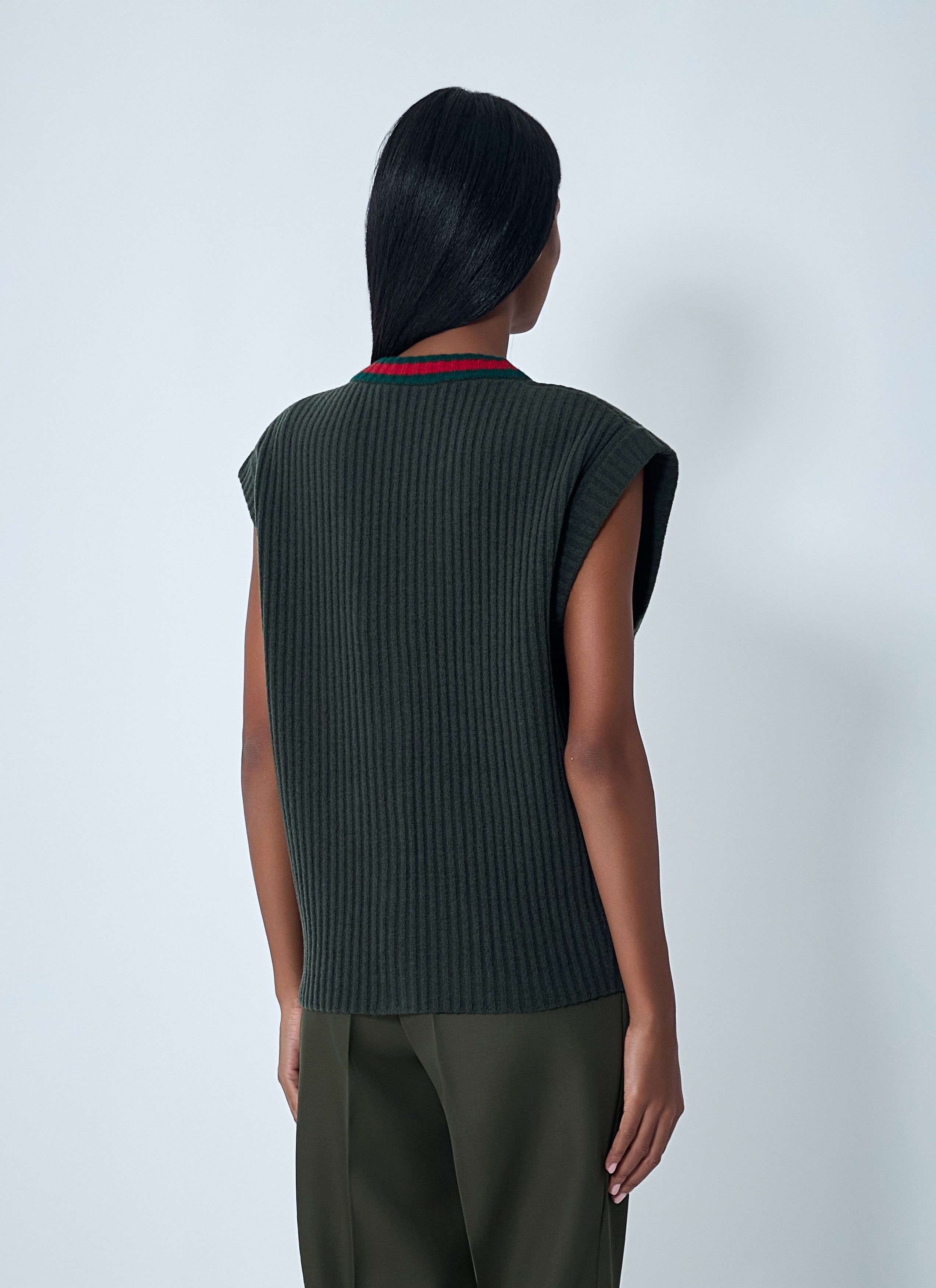 Gucci Wool Vest Size S / US 4 / IT 40 - 4 Thumbnail