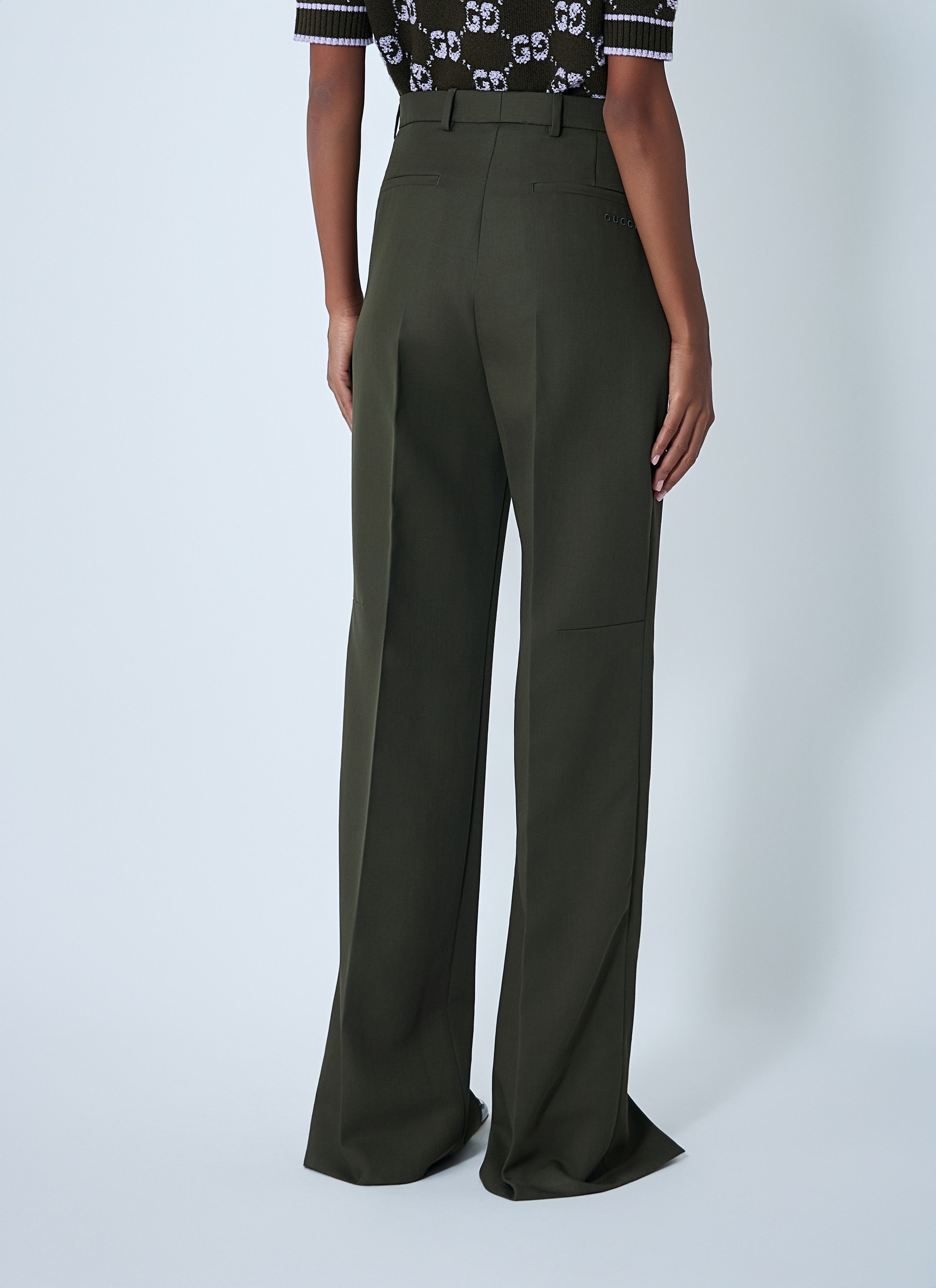 Gucci Tailored Wool Pants Size 28" / US 6 / IT 42 - 4 Thumbnail