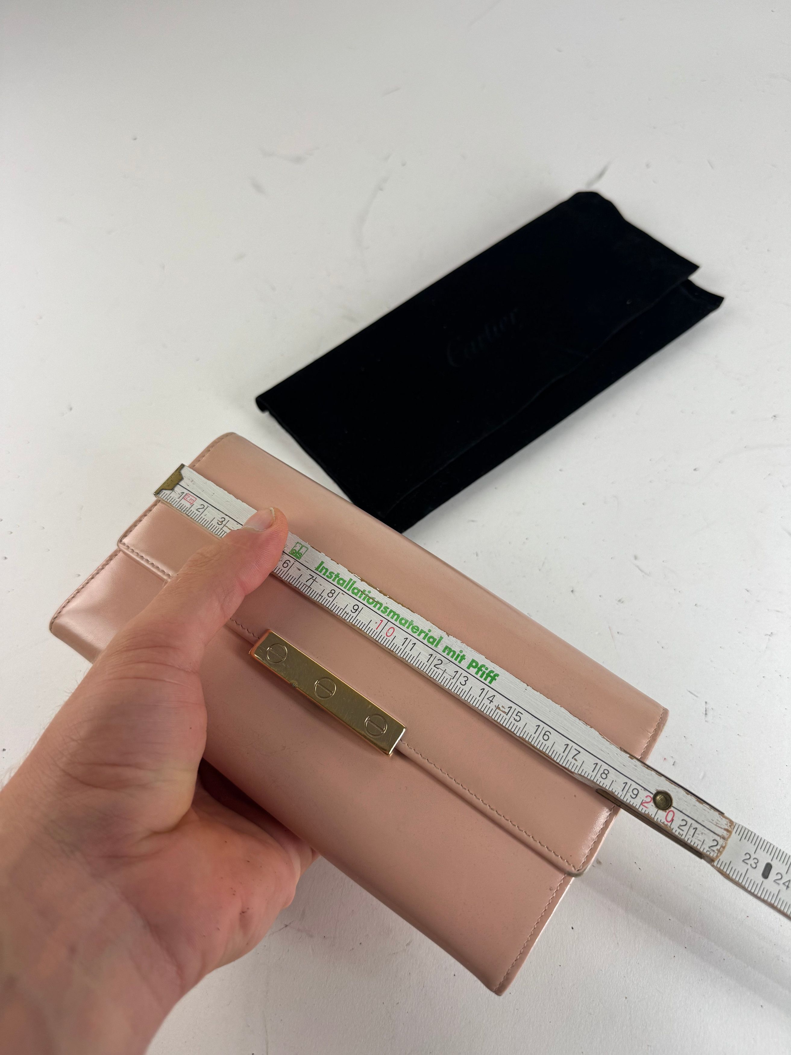 Cartier Vintage Patent Leather Wallet Pink Size ONE SIZE - 9 Thumbnail