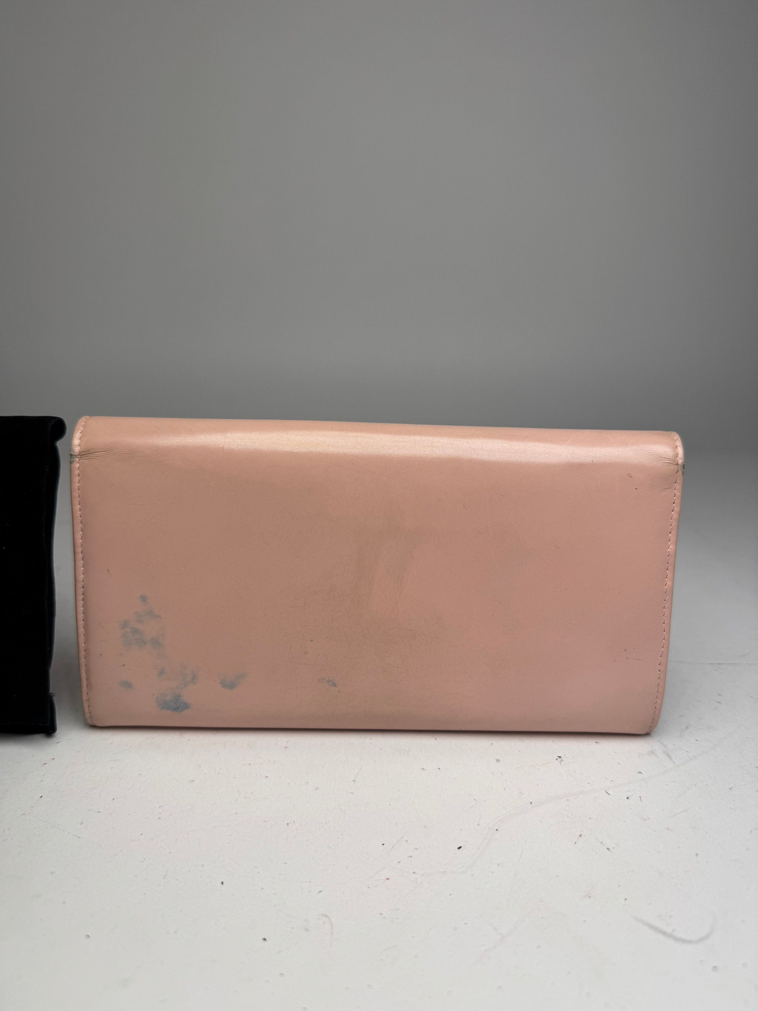 Cartier Vintage Patent Leather Wallet Pink Size ONE SIZE - 12 Thumbnail