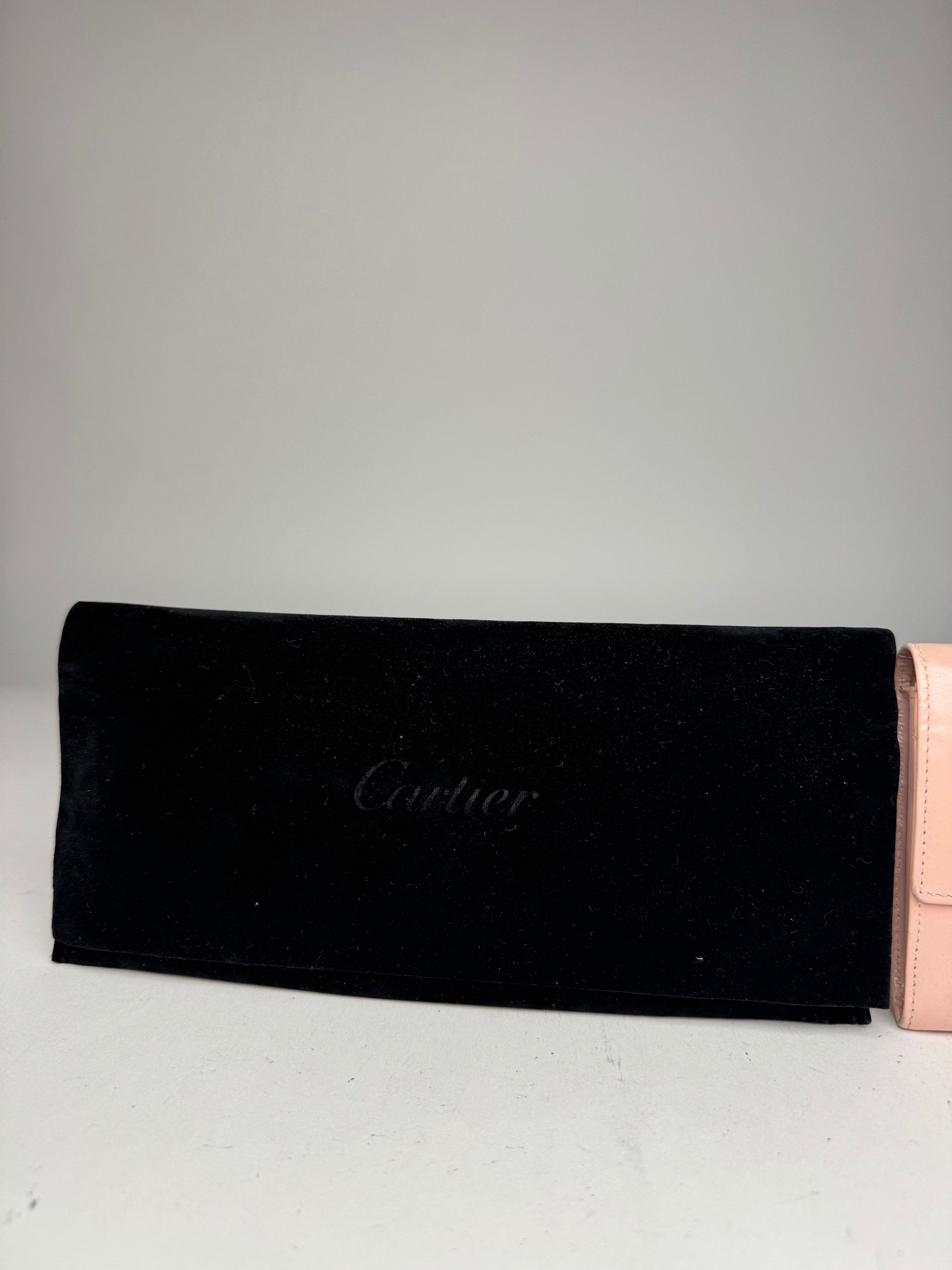 Cartier Vintage Patent Leather Wallet Pink Size ONE SIZE - 3 Thumbnail