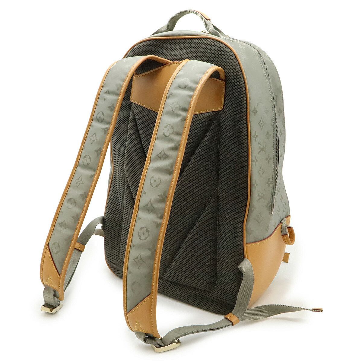 Louis Vuitton Louis Vuitton Louis Vuitton Monogram Titanium Backpack Canvas Backpack M43881 DUTY FREE for USA Size ONE SIZE - 2 Thumbnail
