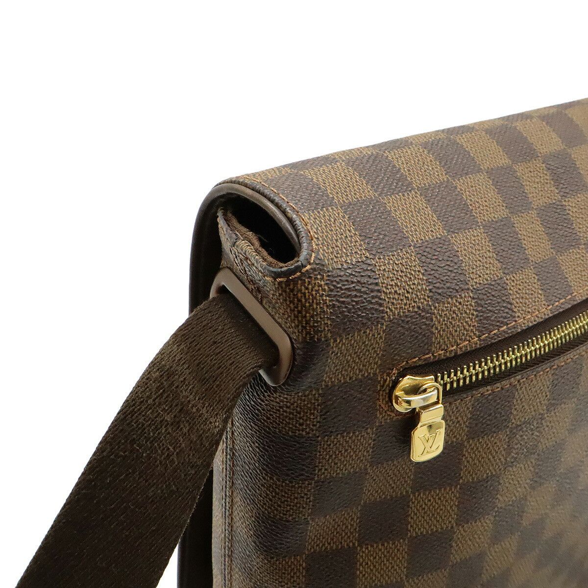 Louis Vuitton Louis Vuitton Louis Vuitton Brooklyn MM Damier Shoulder Bag Canvas Crossbody Bag N51211 DUTY FREE for USA Size ONE SIZE - 4 Thumbnail