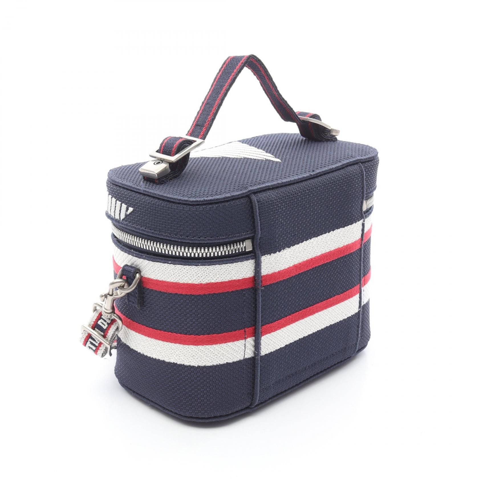 Dior Dior TRAVEL Canvas 2way Handbag Canvas Vanity Bag DUTY FREE for USA