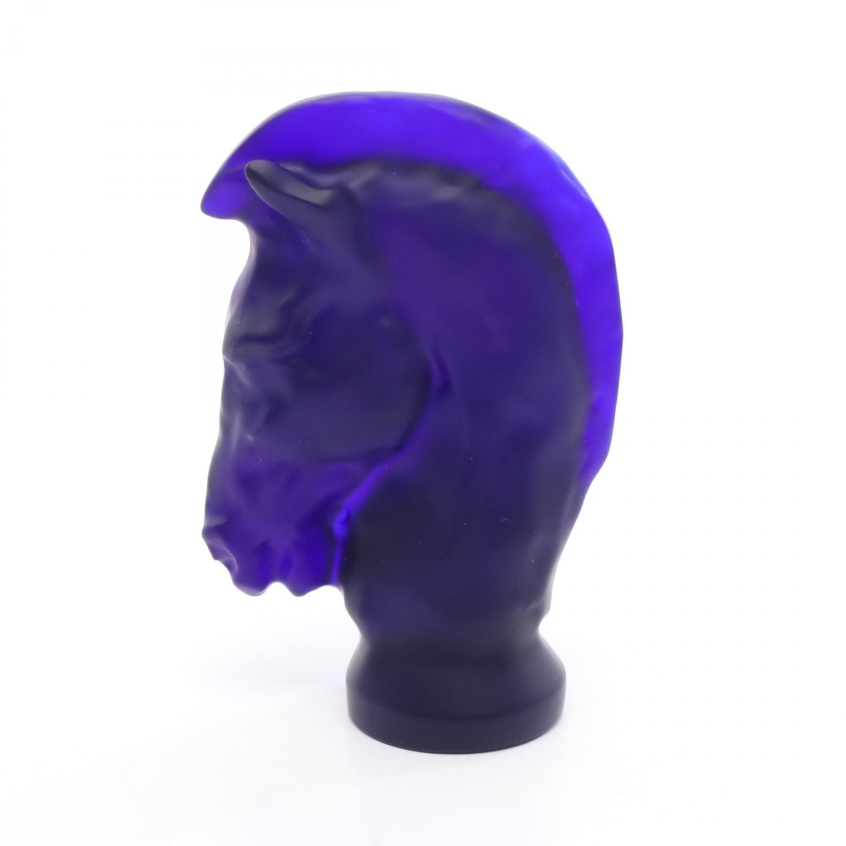 Other Other Saint Louis JEU SATIN-FINISHED DARK BLUE KNIGHT Glass Accessory Glass Other DUTY FREE for USA Size ONE SIZE - 2 Thumbnail