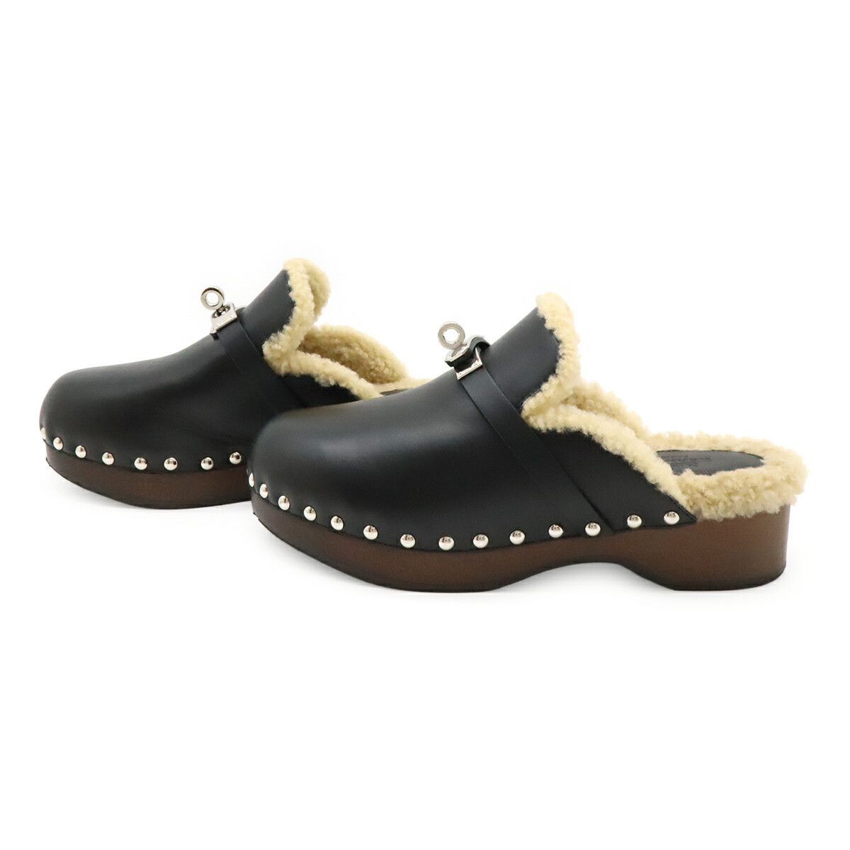 Hermes Hermes Hermes Carlotta Kelly Belt Leather Mule Leather Shoes DUTY FREE for USA Size ONE SIZE - 2 Thumbnail