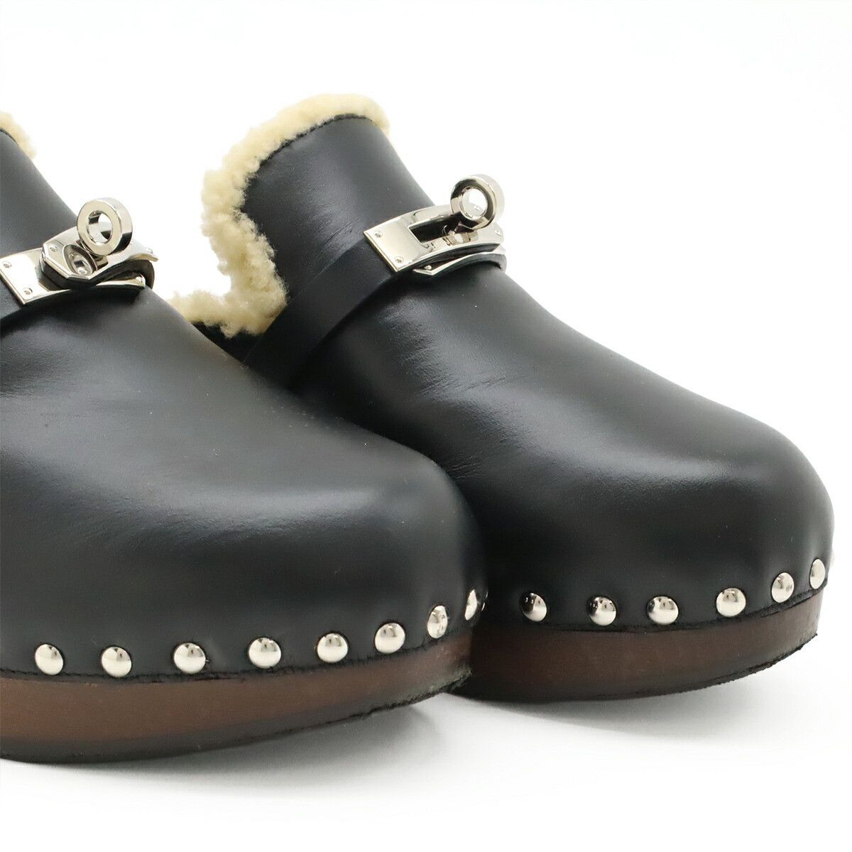 Hermes Hermes Hermes Carlotta Kelly Belt Leather Mule Leather Shoes DUTY FREE for USA Size ONE SIZE - 5 Thumbnail