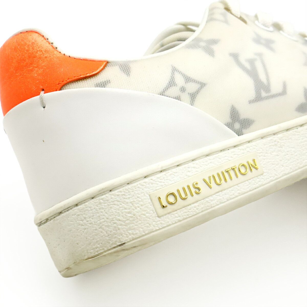 Louis Vuitton Louis Vuitton Louis Vuitton Frontrow Monogram Fabric Sneakers Canvas Shoes DUTY FREE for USA Size ONE SIZE - 6 Thumbnail