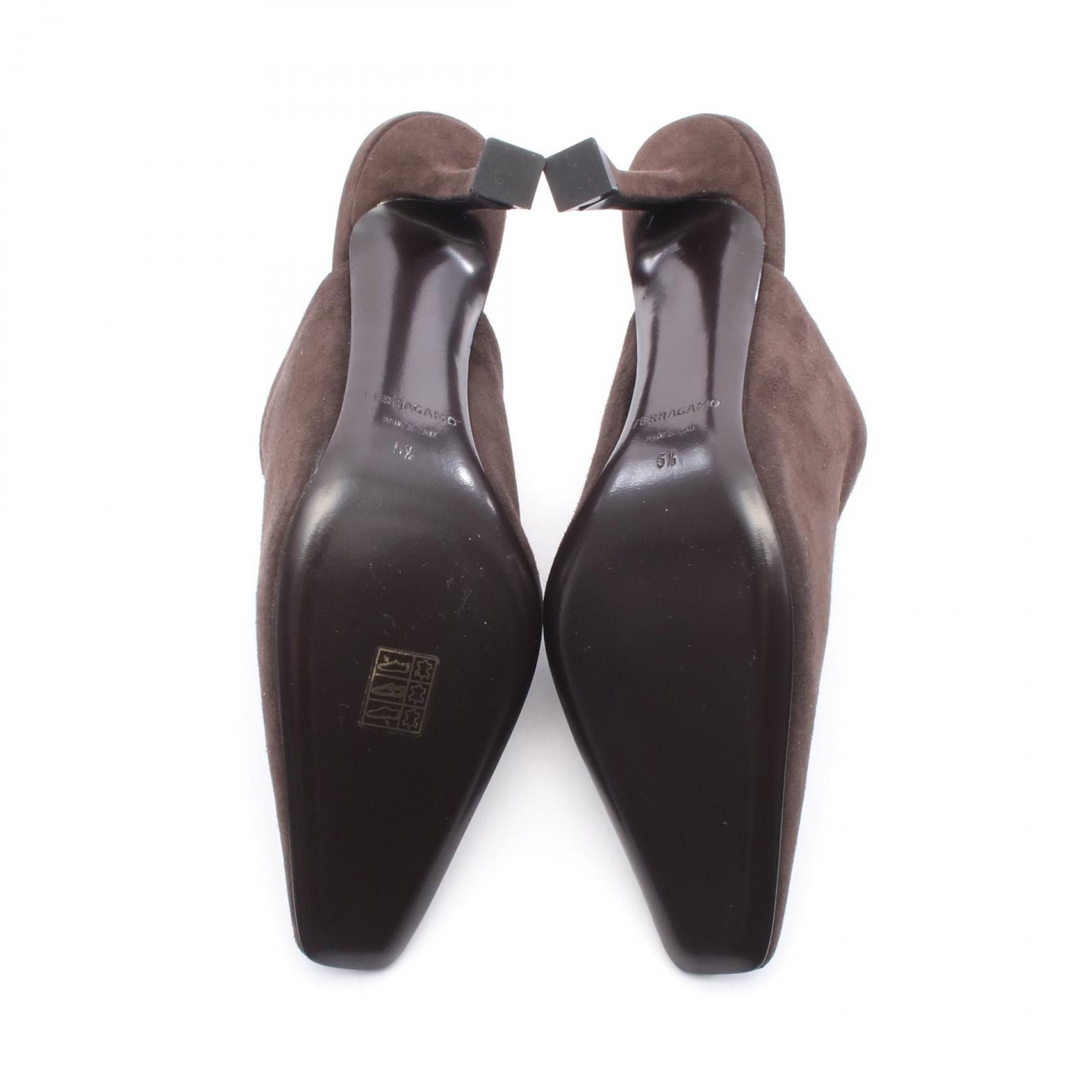 Salvatore Ferragamo Salvatore Ferragamo Salvatore Ferragamo Suede Patent Leather Mule Suede Shoes DUTY FREE for USA Size ONE SIZE - 4 Thumbnail