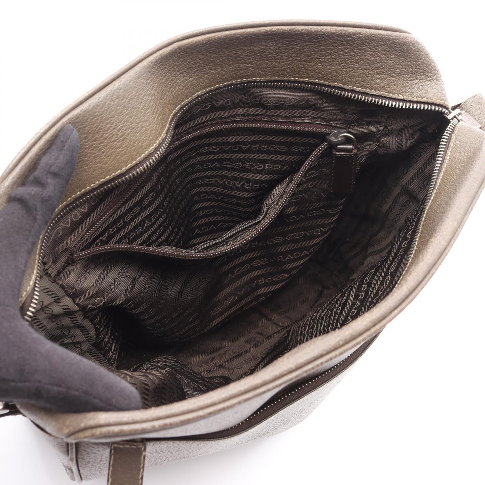 Prada Prada Prada TESSUTO + VERNI Shoulder Bag Leather Shoulder Bag BR0755 DUTY FREE for USA Size ONE SIZE - 3 Thumbnail