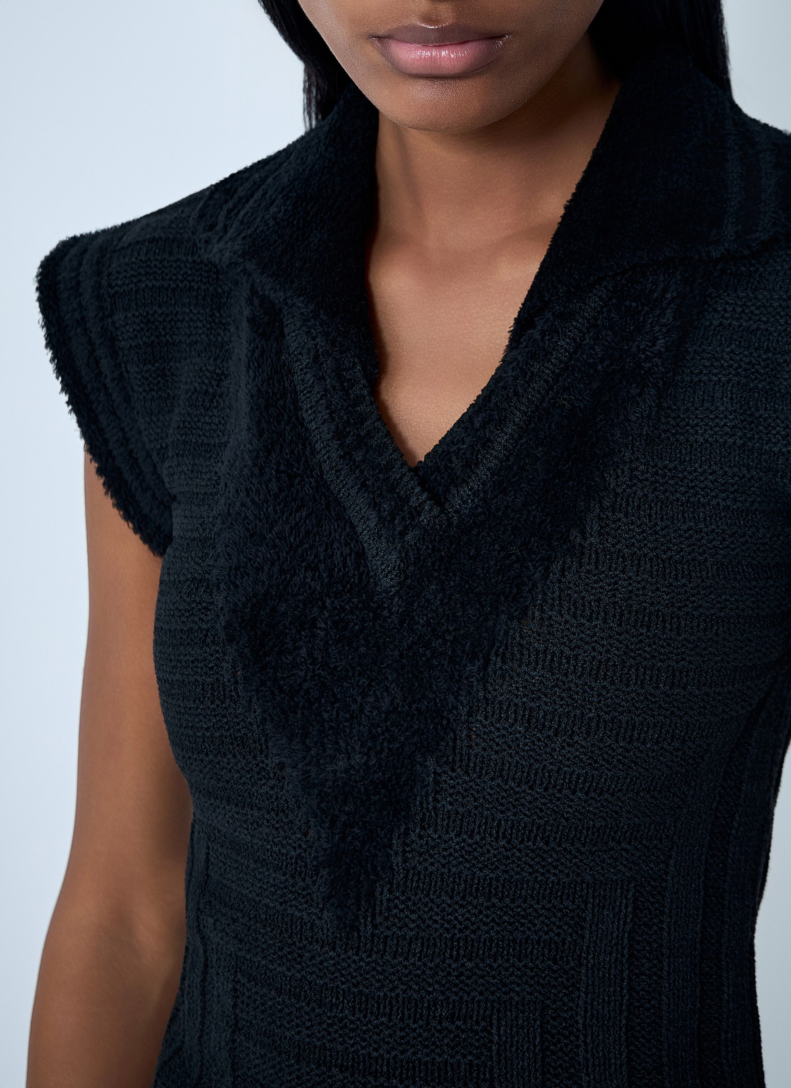 Kiko Kostadinov Quimby Knitted Polo Vest Size S / US 4 / IT 40 - 5 Thumbnail