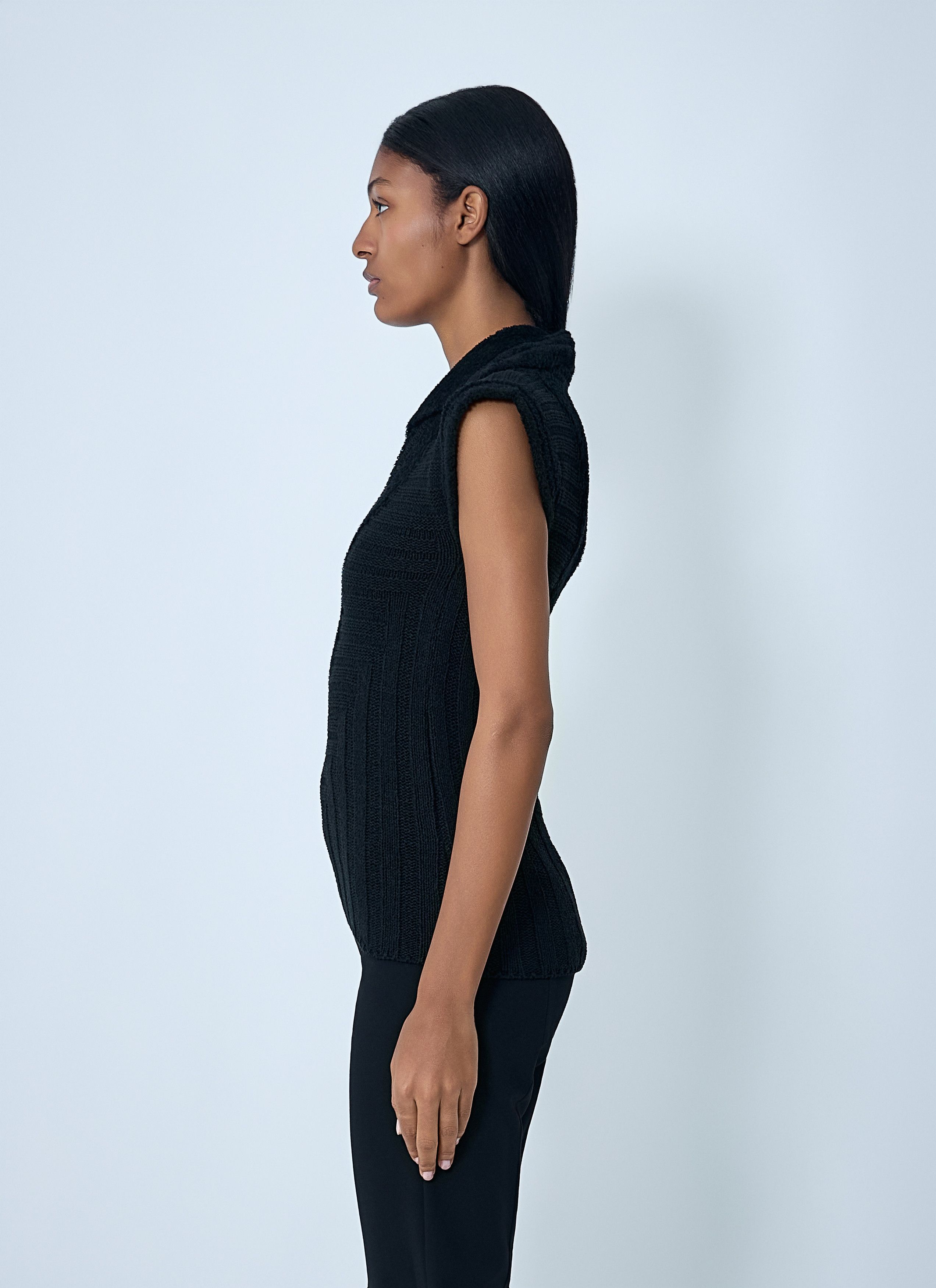 Kiko Kostadinov Quimby Knitted Polo Vest Size S / US 4 / IT 40 - 3 Thumbnail