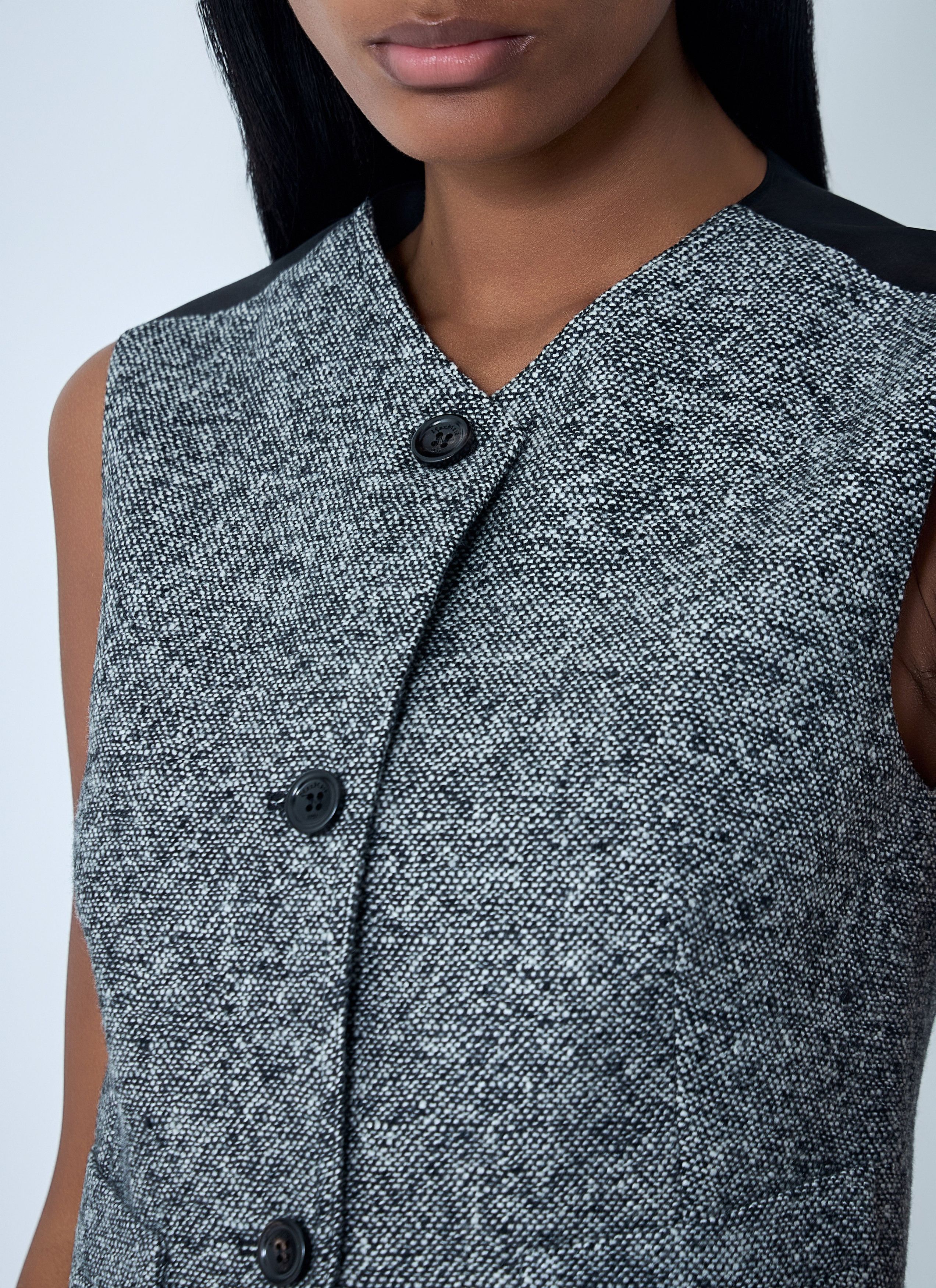 Max Mara Tailored Wool-And-Silk Waistcoat Size M / US 6-8 / IT 42-44 - 5 Thumbnail