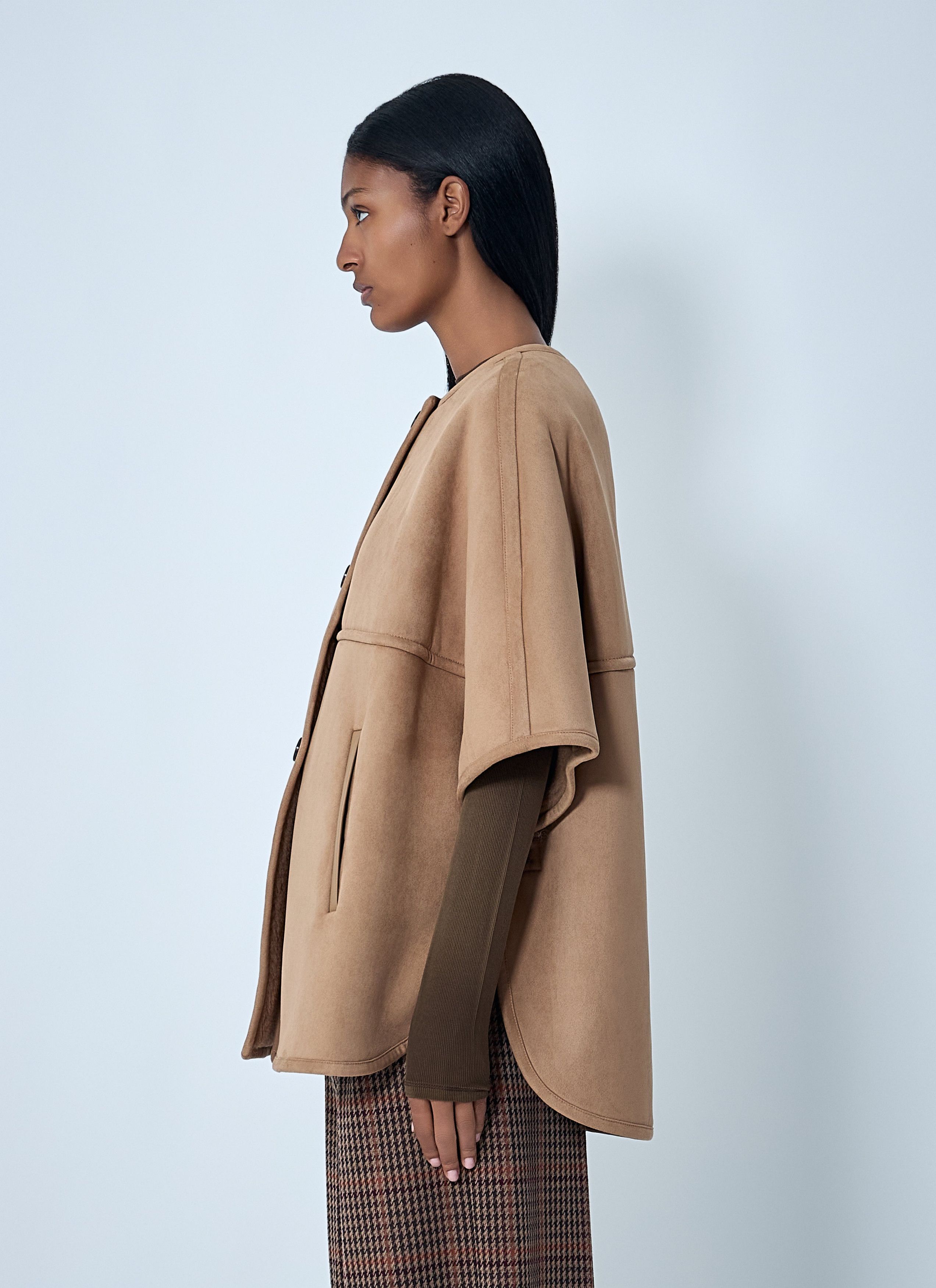 Max Mara Zaza Poncho Jacket Size M / US 6-8 / IT 42-44 - 3 Thumbnail