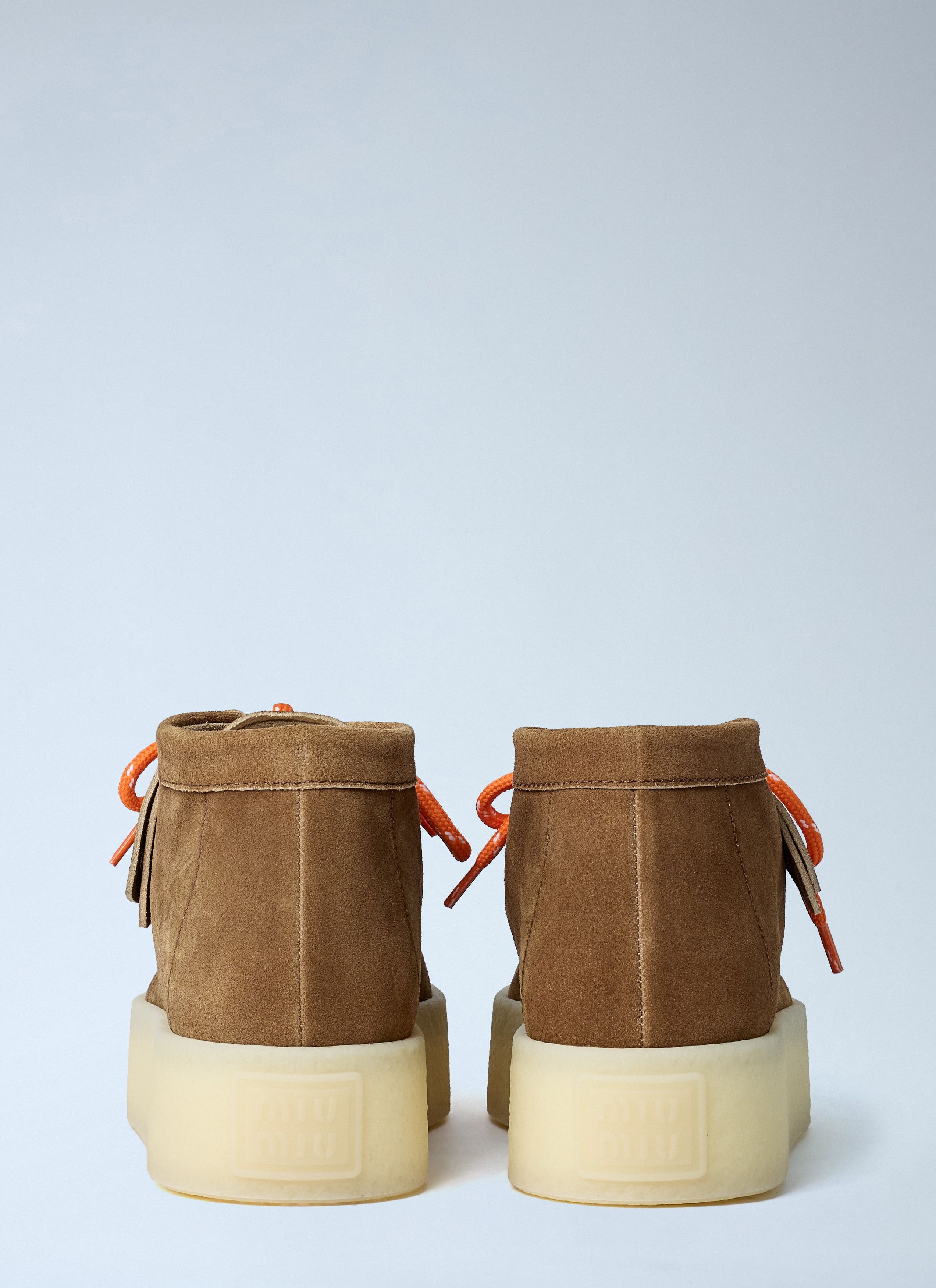 Miu Miu Suede Ankle Boots Size US 8 / IT 38 - 5 Thumbnail