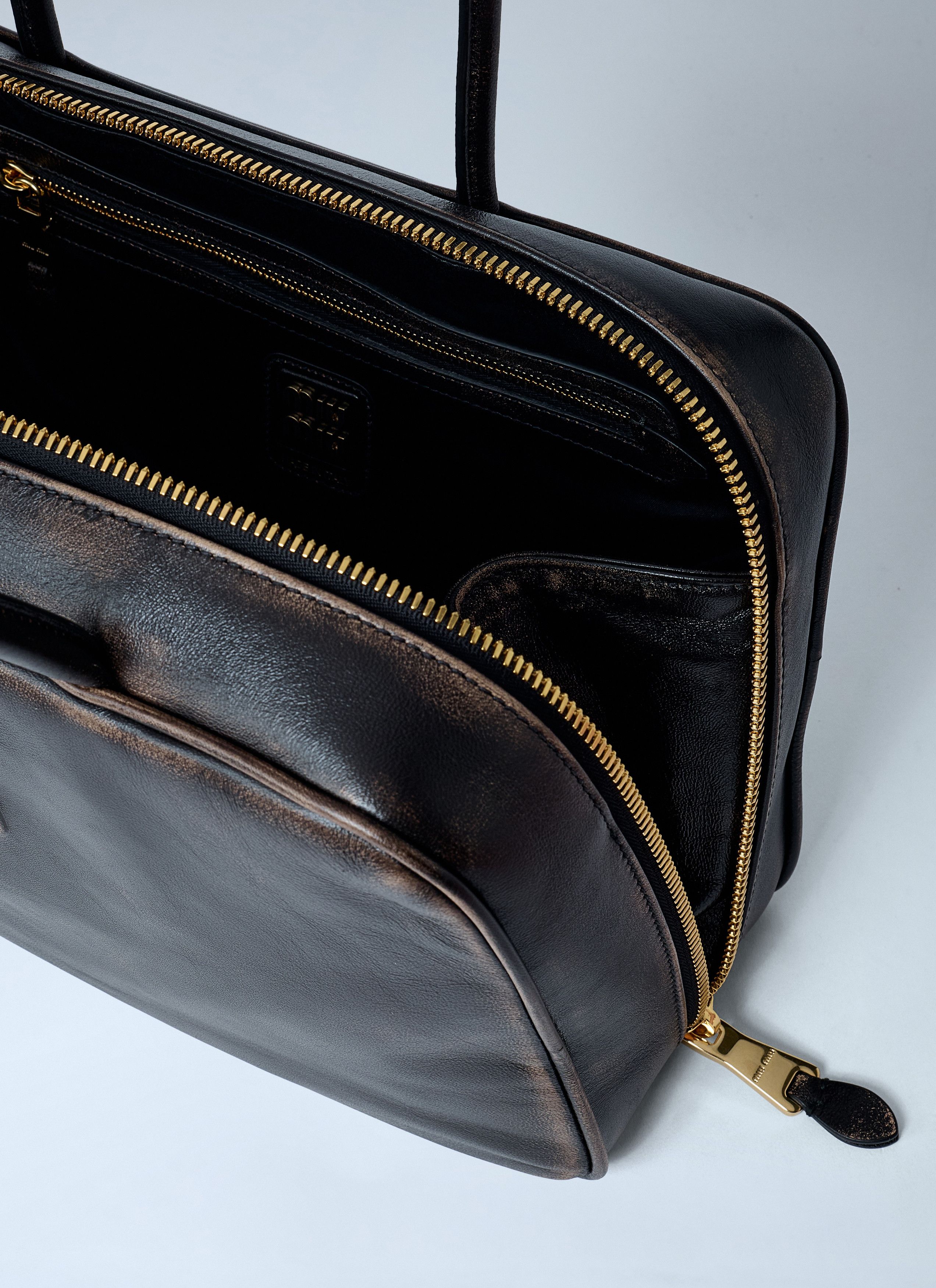 Miu Miu Beau Leather Handbag Size ONE SIZE - 6 Thumbnail