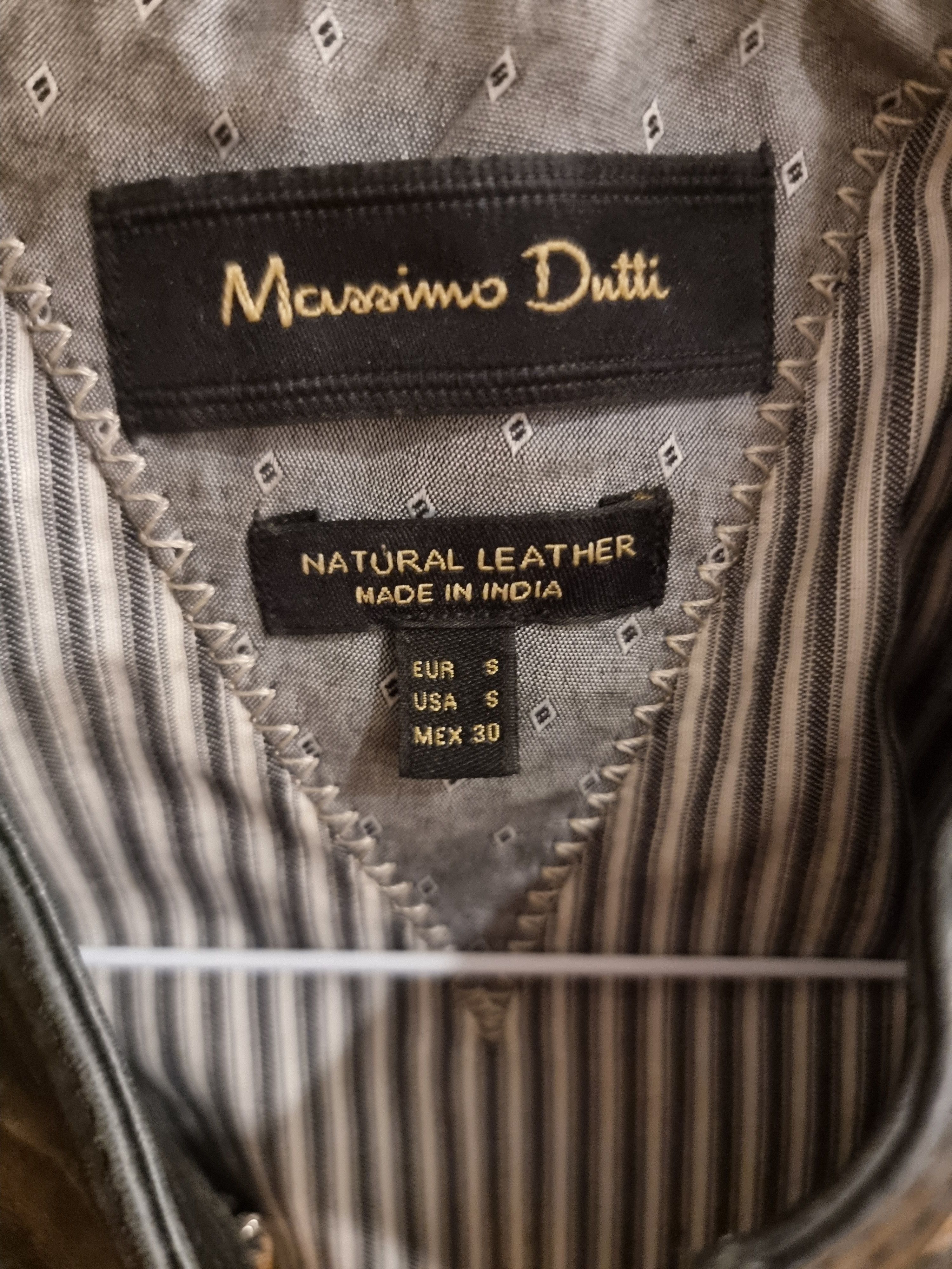 Massimo Dutti Massimo Dutti Leather Jacket Size S / US 4 / IT 40 - 2 Thumbnail