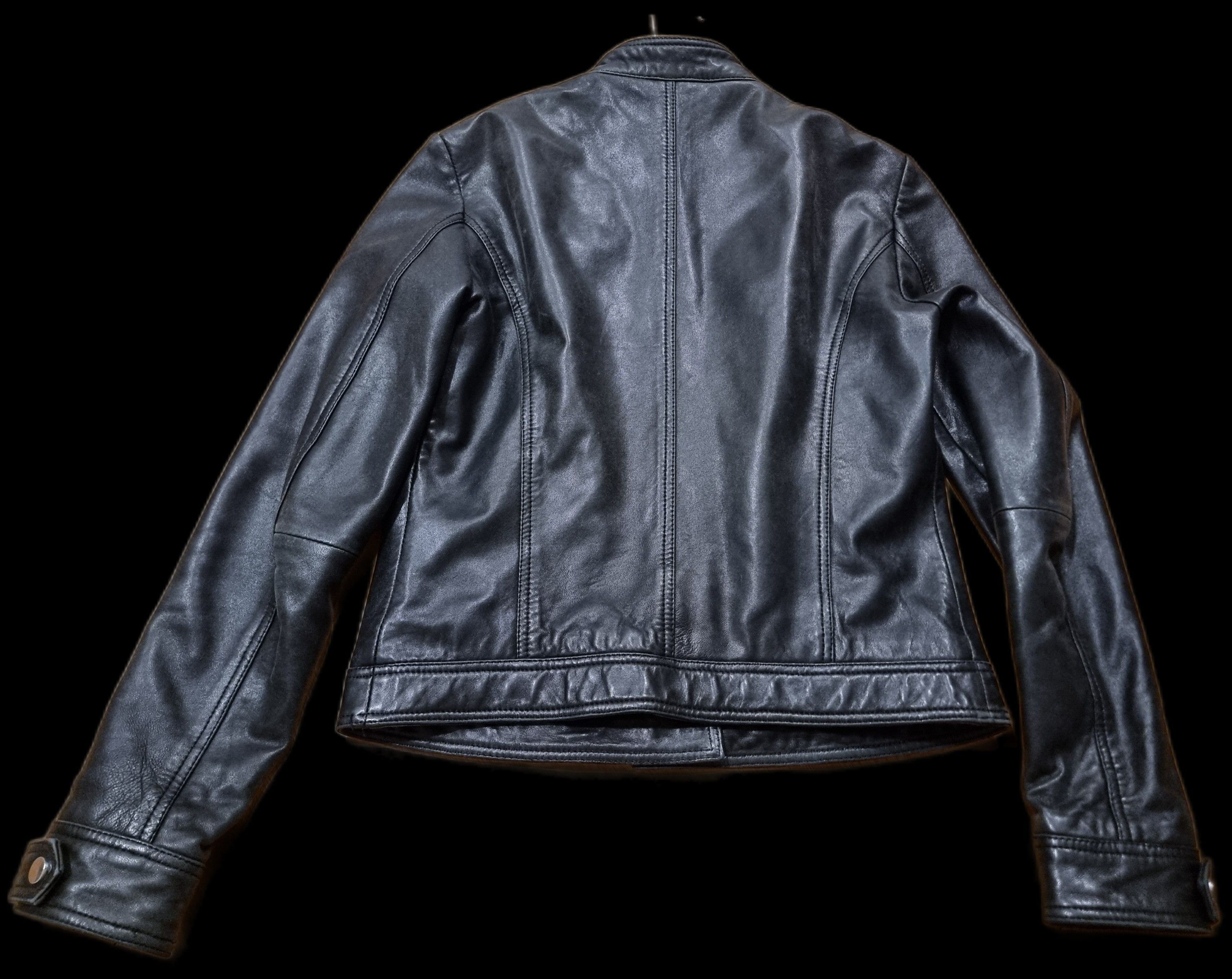 Massimo Dutti Massimo Dutti Leather Jacket Size S / US 4 / IT 40 - 4 Thumbnail
