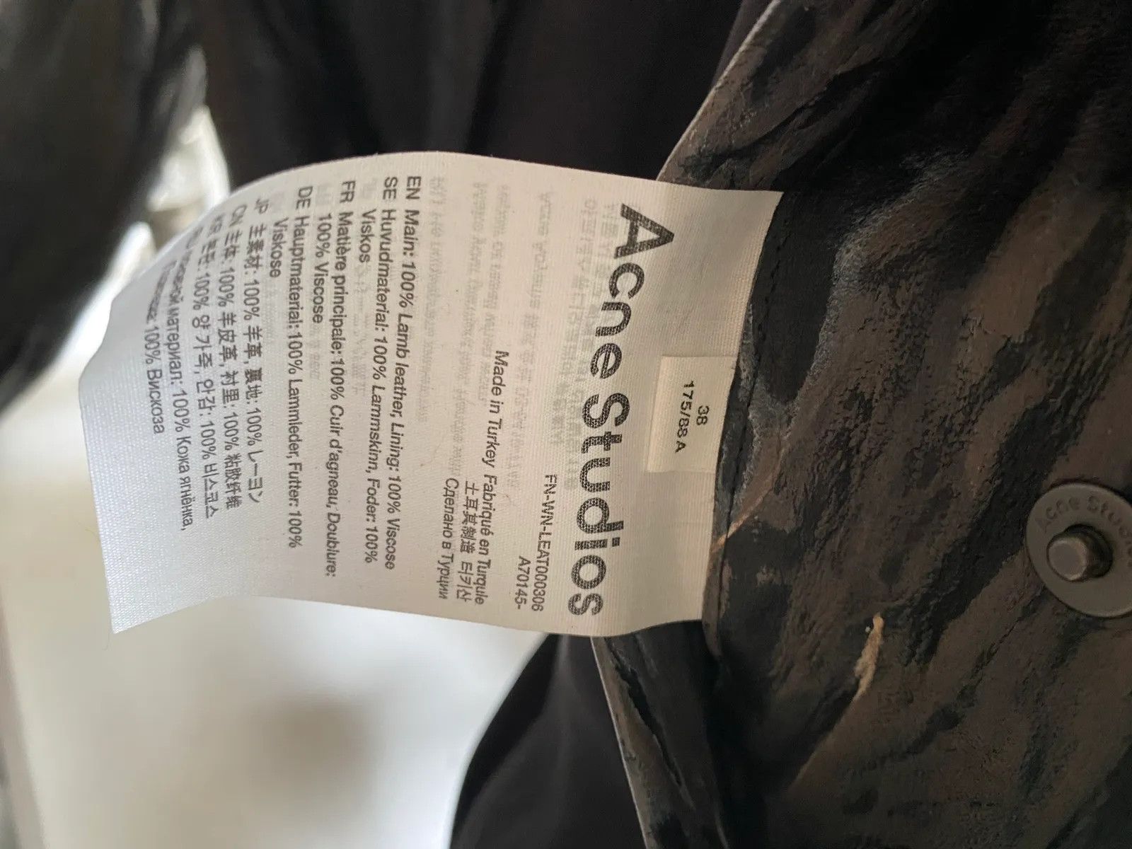 Acne Studios Acne Studios Runway Leather Jacket Size S / US 4 / IT 40 - 3 Thumbnail