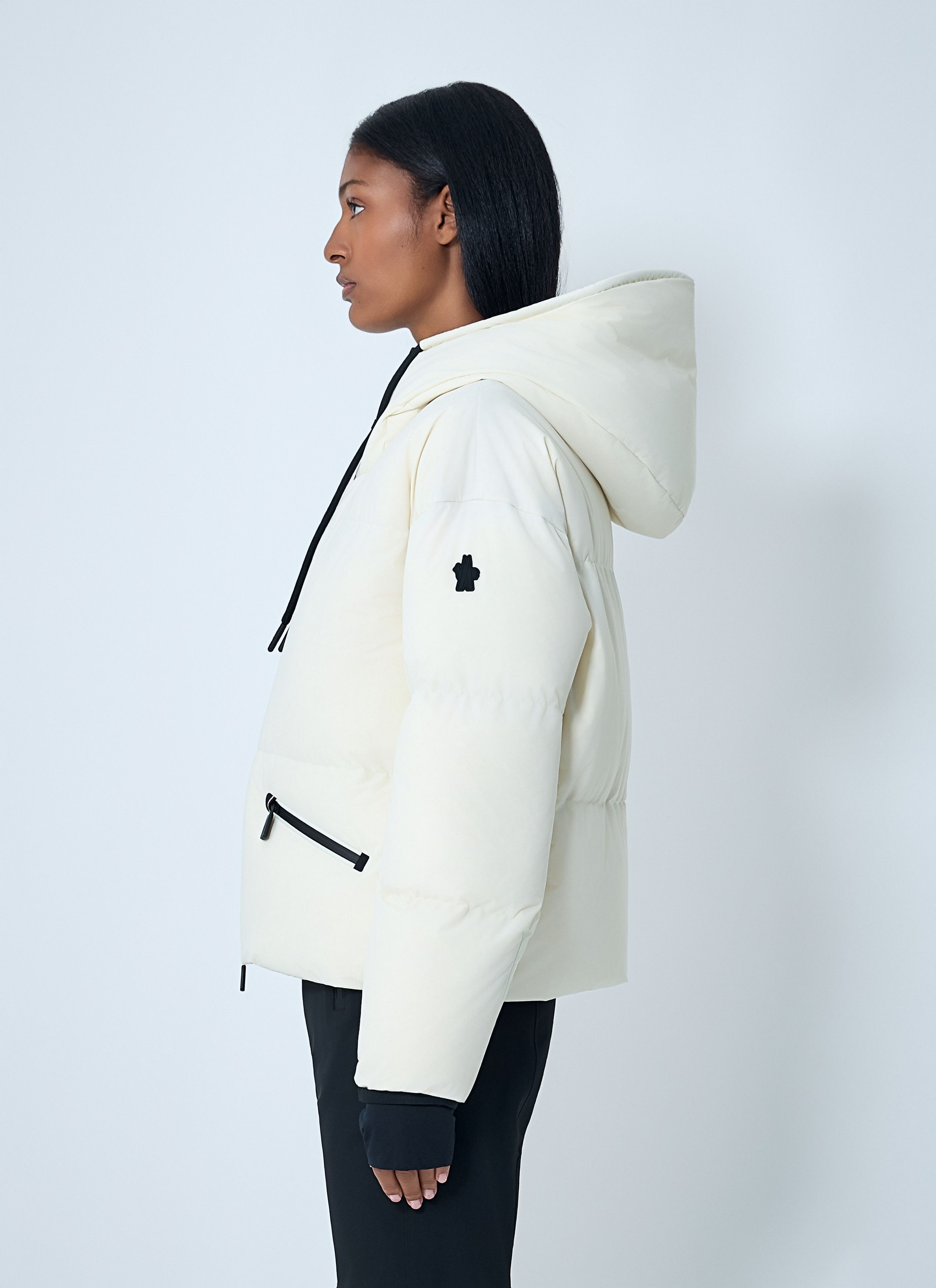 Moncler Grenoble Allesaz Hooded Short Down Jacket Size L / US 10 / IT 46 - 3 Thumbnail