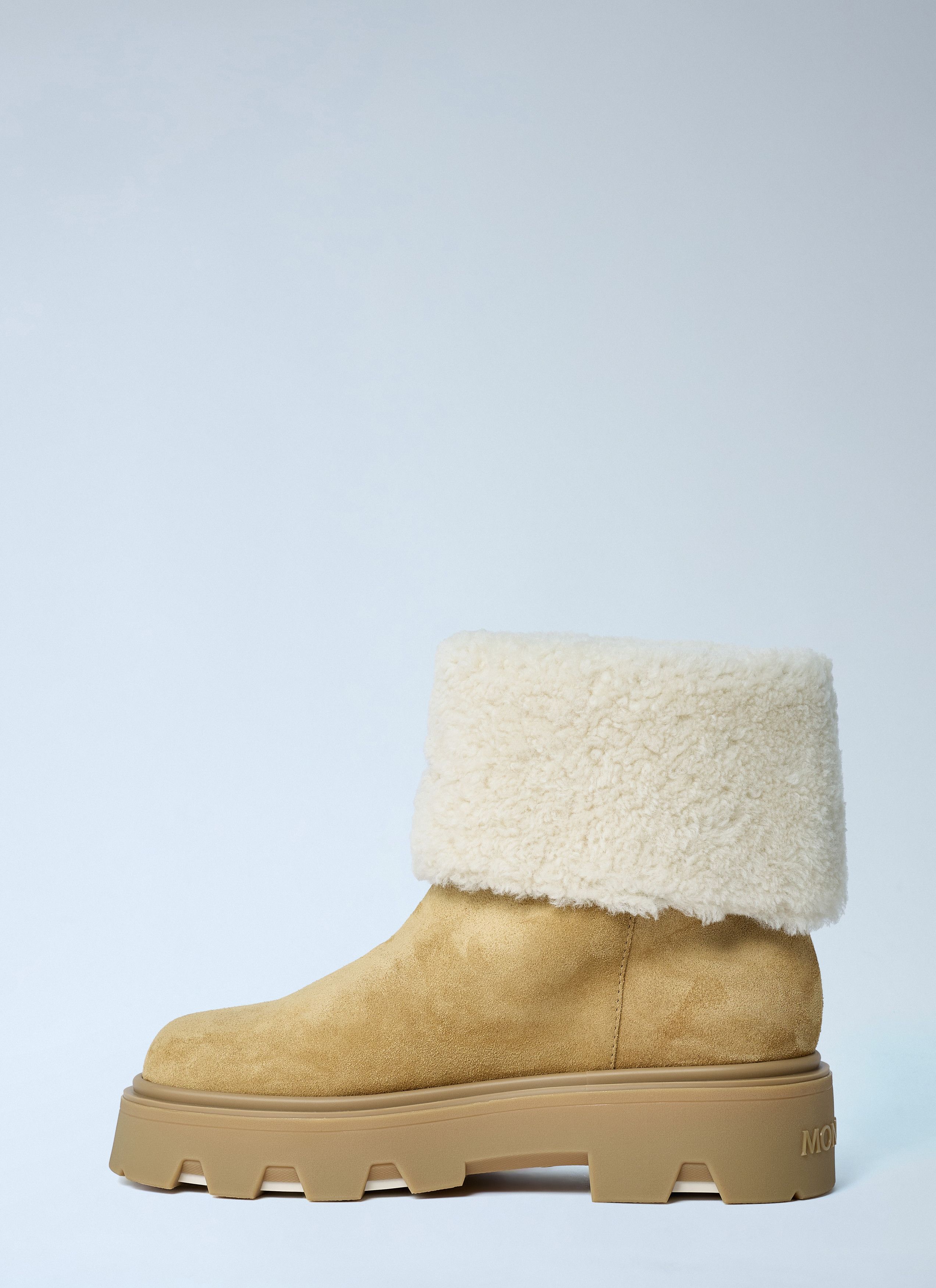 Moncler Aurea Suede Ankle Boots Size US 9 / IT 39 - 4 Thumbnail