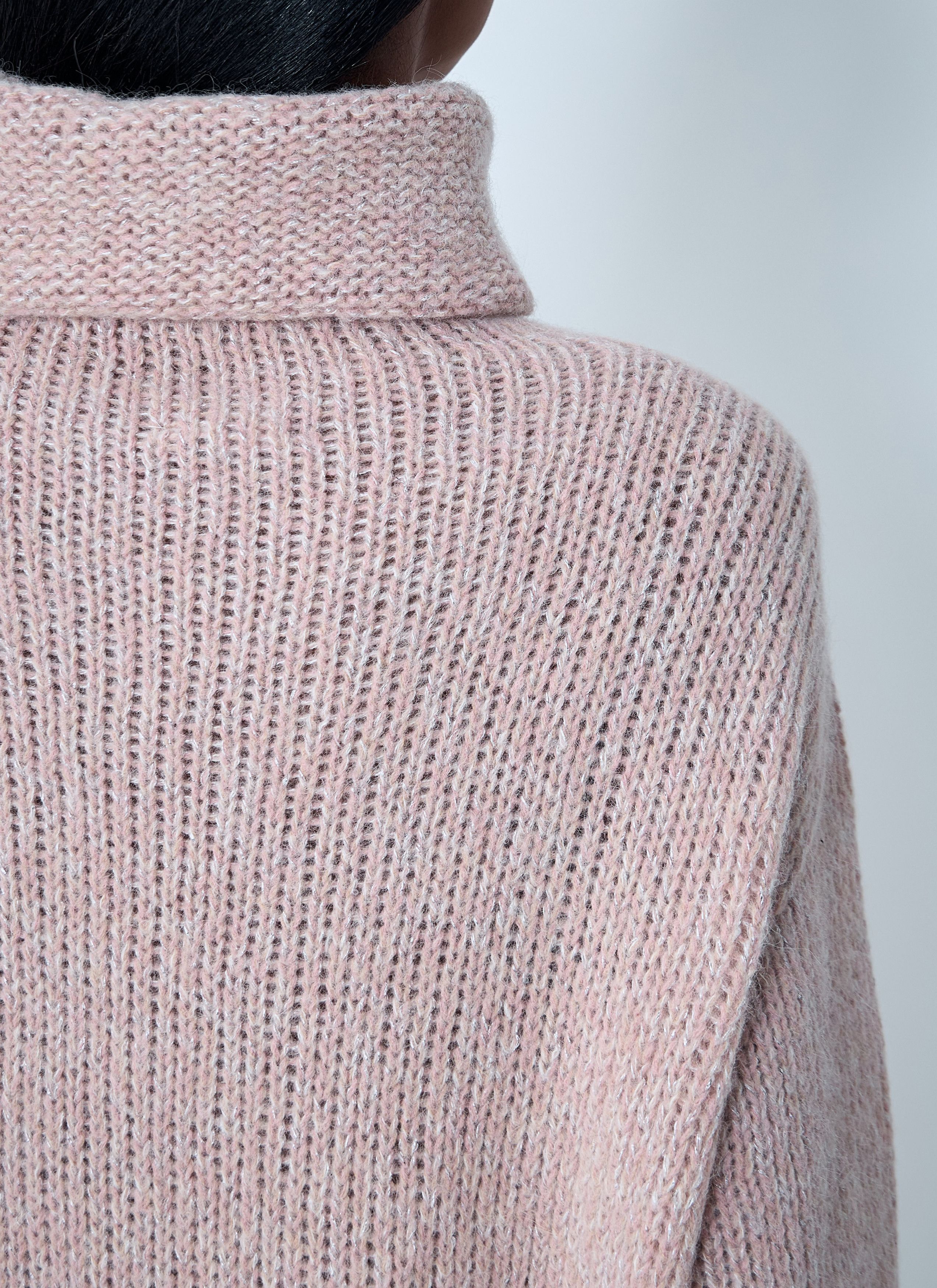 Moncler Wool-Blend Cable Knit Sweater Size M / US 6-8 / IT 42-44 - 6 Thumbnail