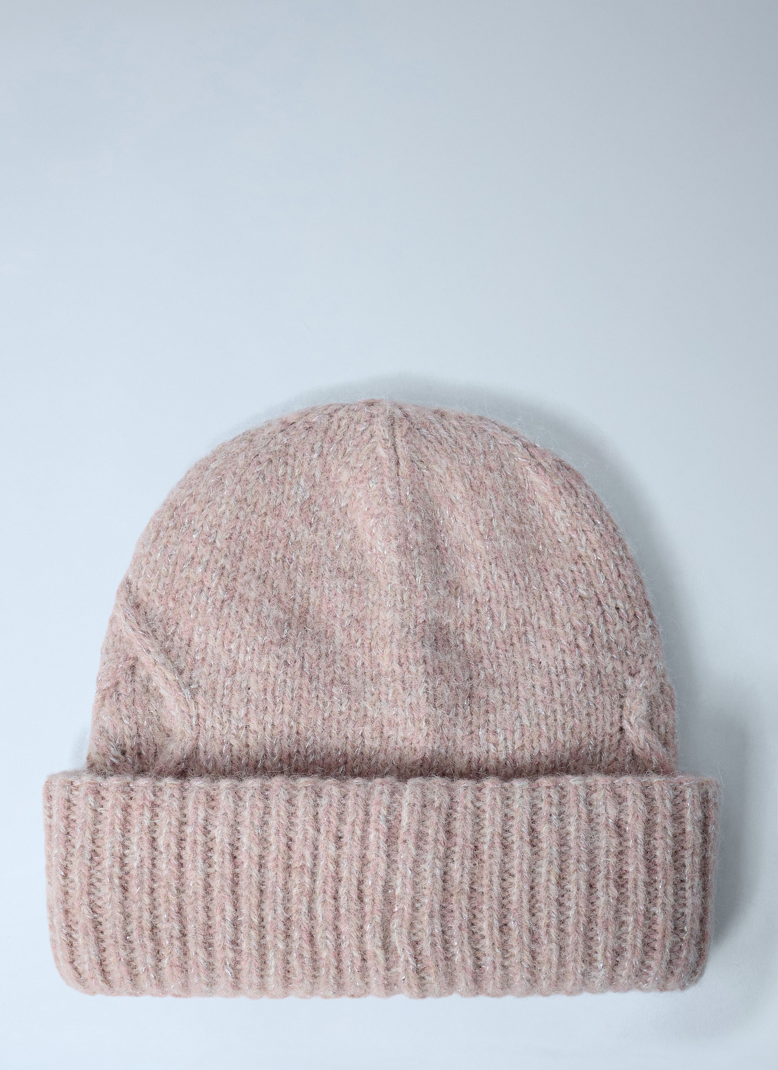Moncler Logo Motif Beanie Hat Size ONE SIZE - 4 Thumbnail