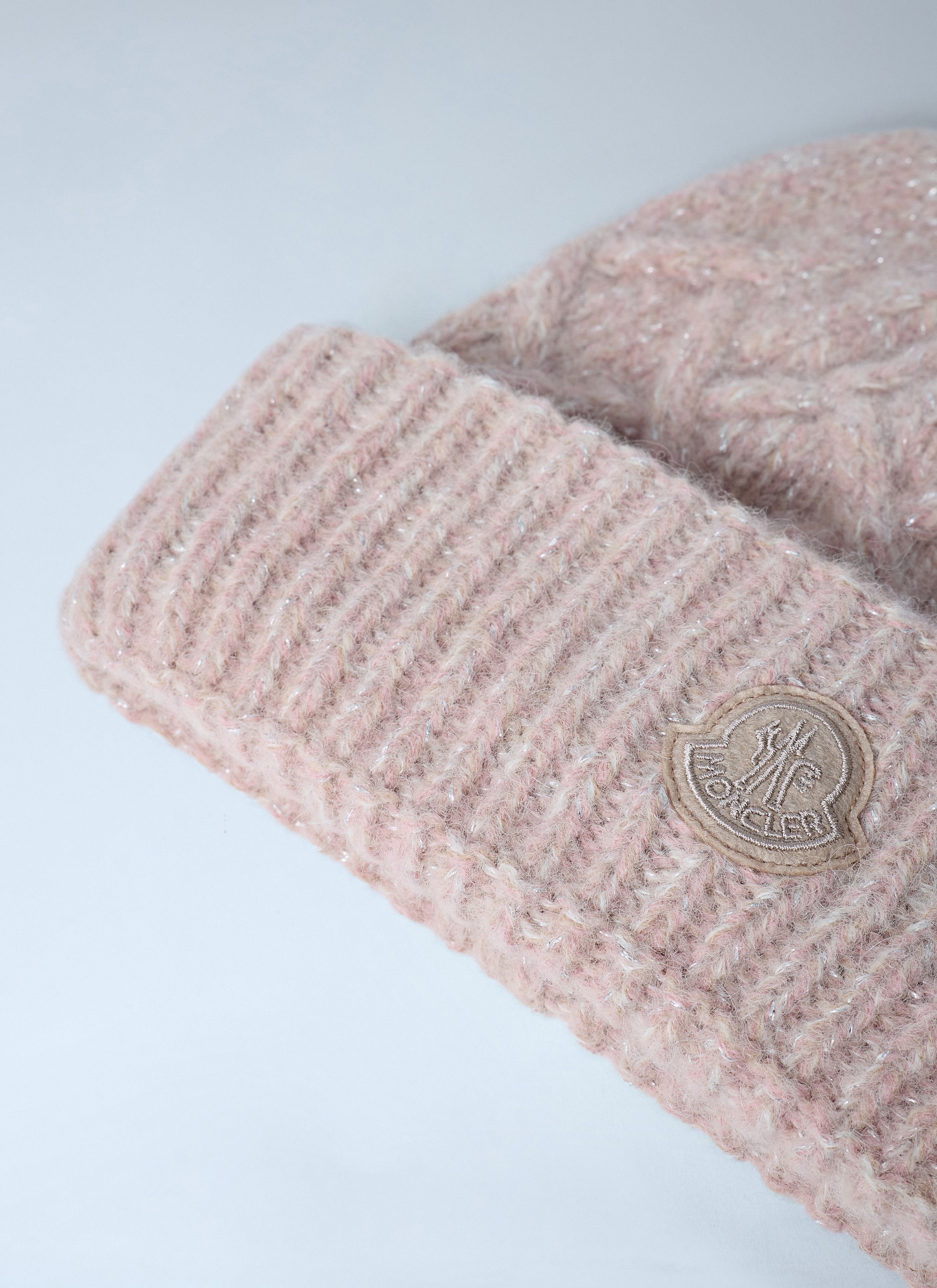 Moncler Logo Motif Beanie Hat Size ONE SIZE - 2 Thumbnail