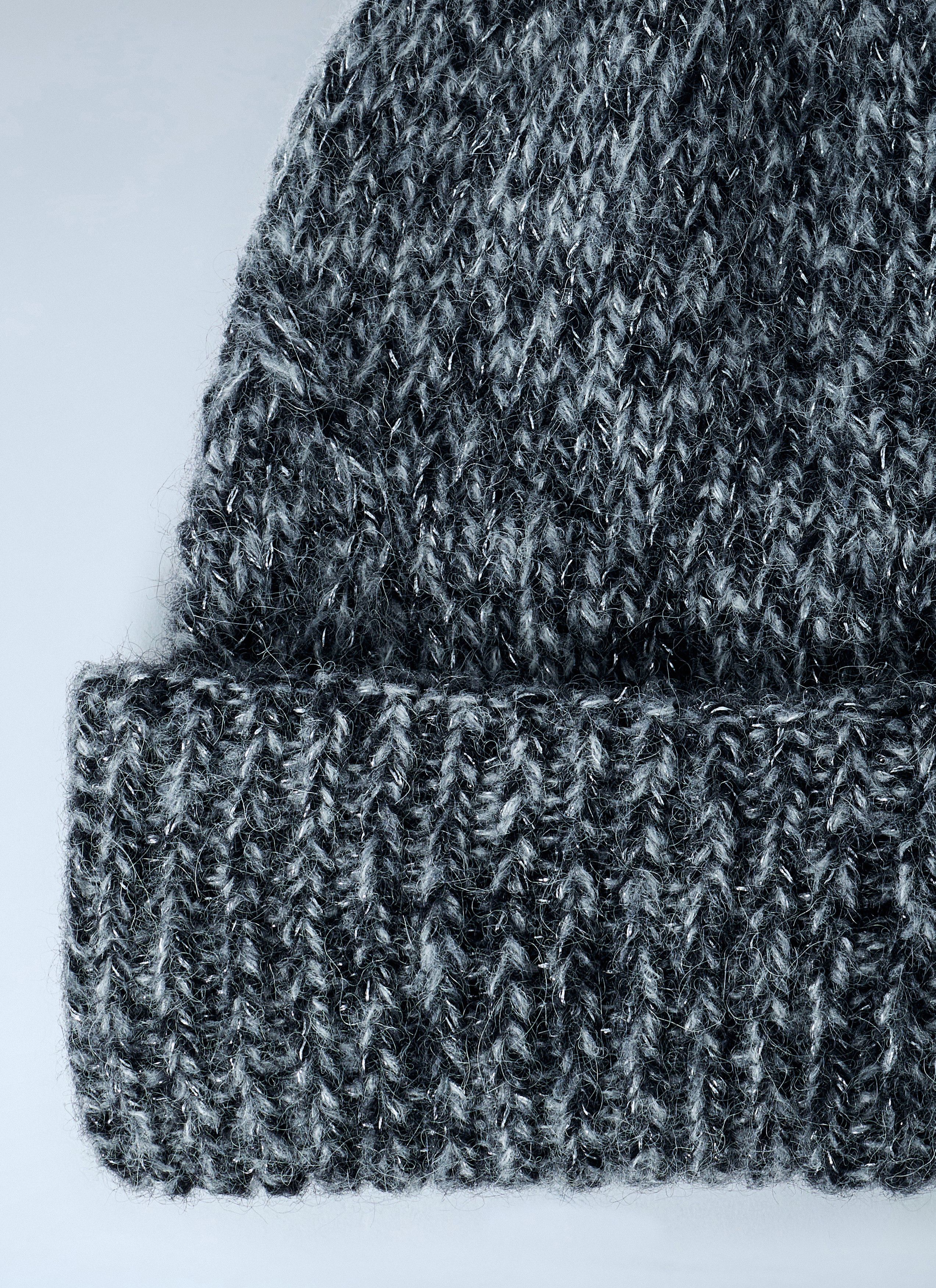Moncler Logo Motif Beanie Hat Size ONE SIZE - 3 Thumbnail