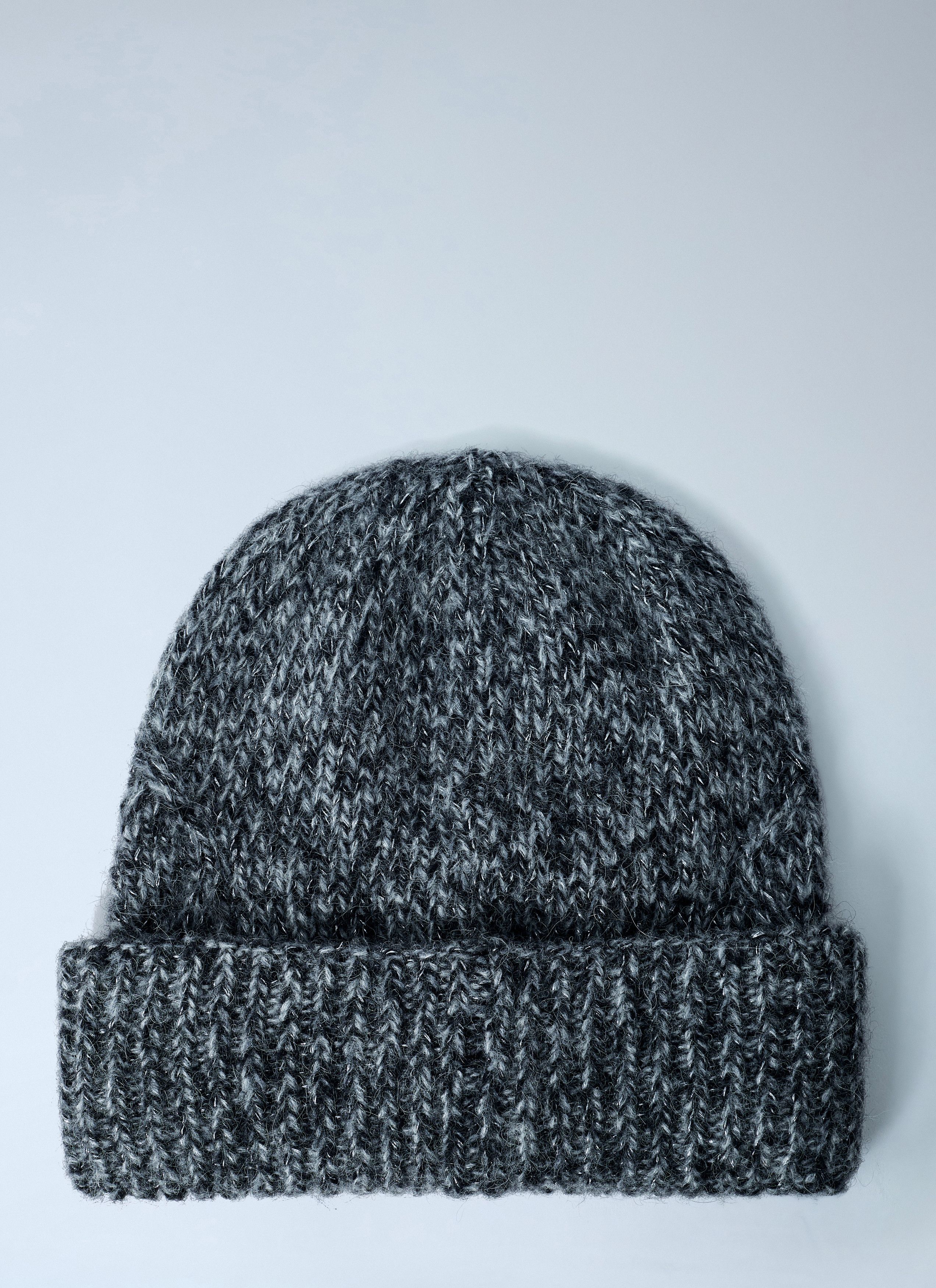 Moncler Logo Motif Beanie Hat Size ONE SIZE - 4 Thumbnail