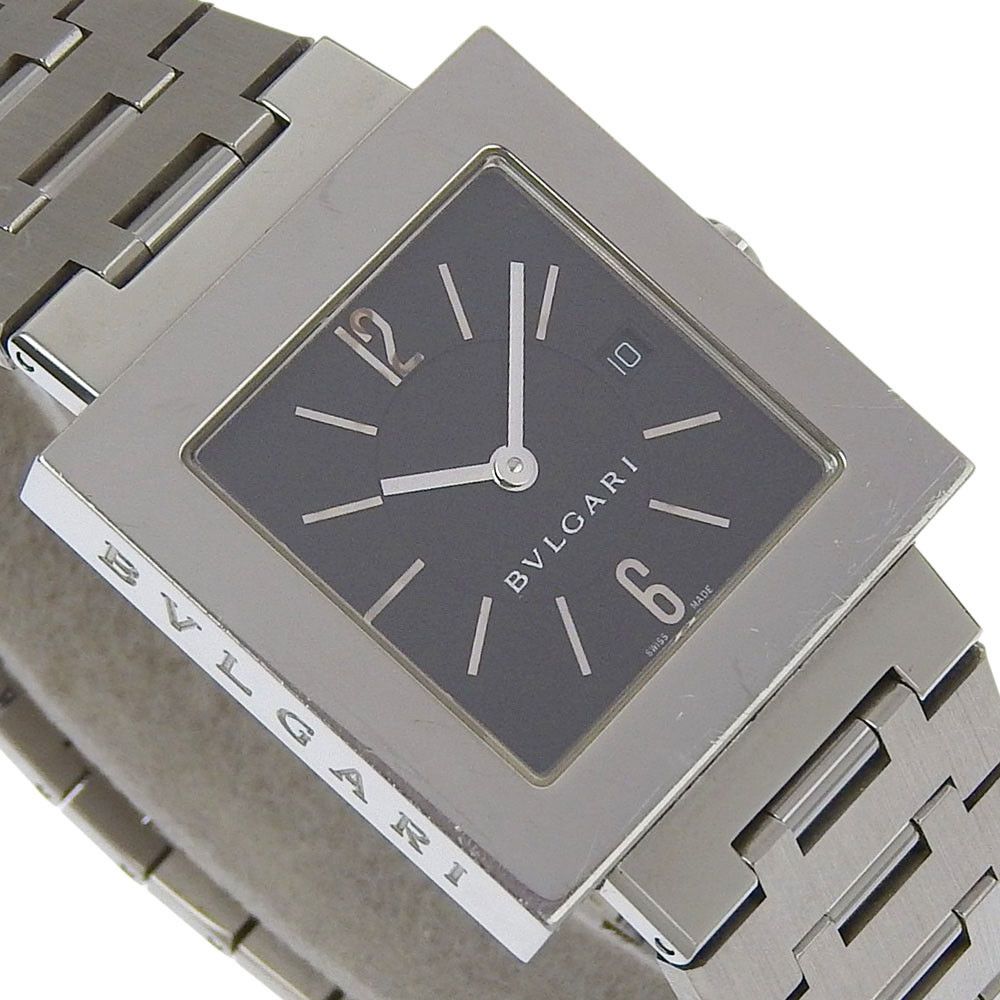 Bvlgari Bvlgari BVLGARI Quadrato Stainless Steel Watch Metal Quartz SQ29SSD DUTY FREE for USA Size ONE SIZE - 3 Thumbnail
