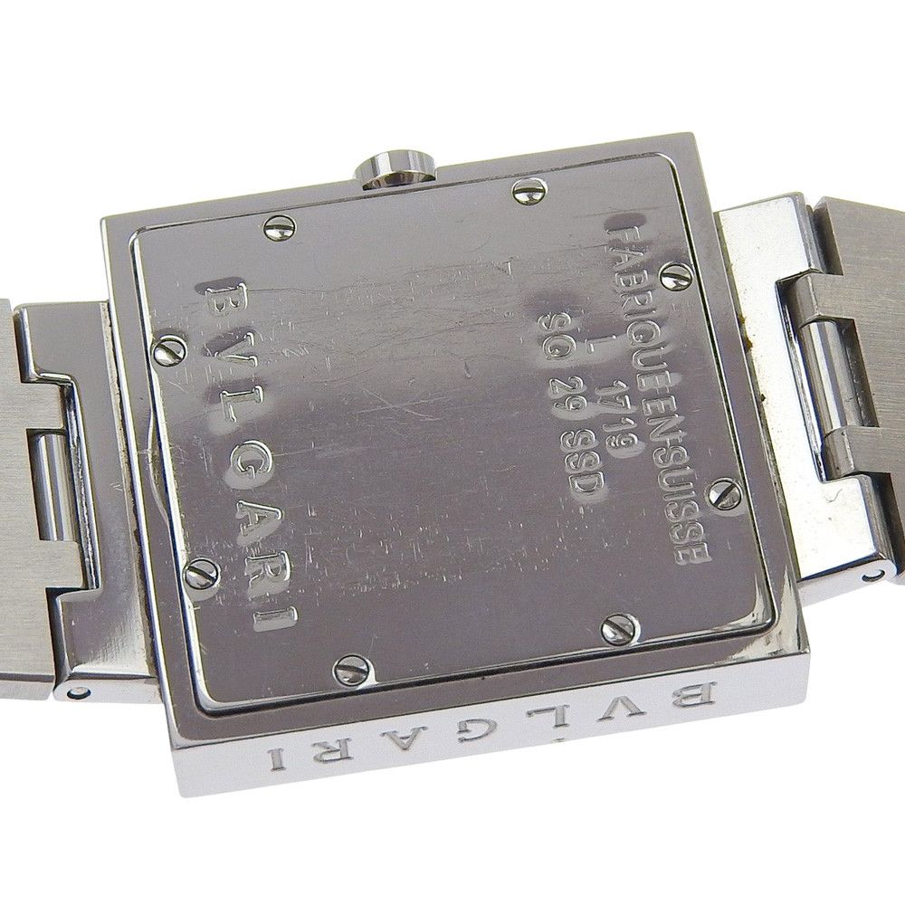 Bvlgari Bvlgari BVLGARI Quadrato Stainless Steel Watch Metal Quartz SQ29SSD DUTY FREE for USA Size ONE SIZE - 6 Thumbnail