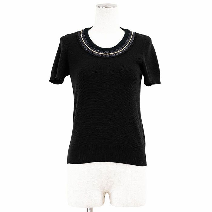 Salvatore Ferragamo Salvatore Ferragamo Salvatore Ferragamo Cotton Blend Knit 2way Top Cotton Tops DUTY FREE for USA Size ONE SIZE - 7 Thumbnail