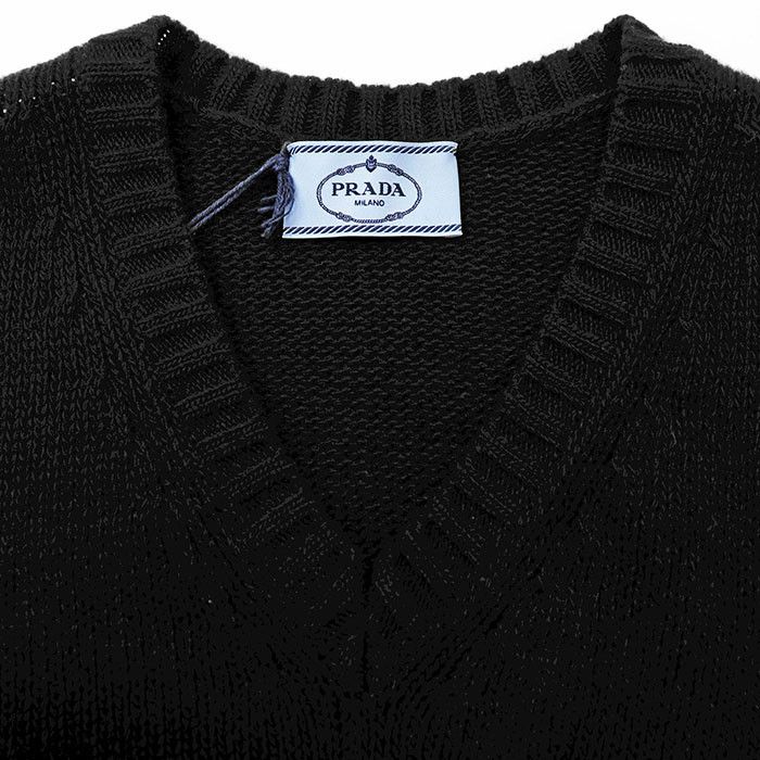 Prada Prada Prada Wool Cashmere Knit Vest Others Tops 38DNA871 DUTY FREE for USA Size ONE SIZE - 8 Thumbnail