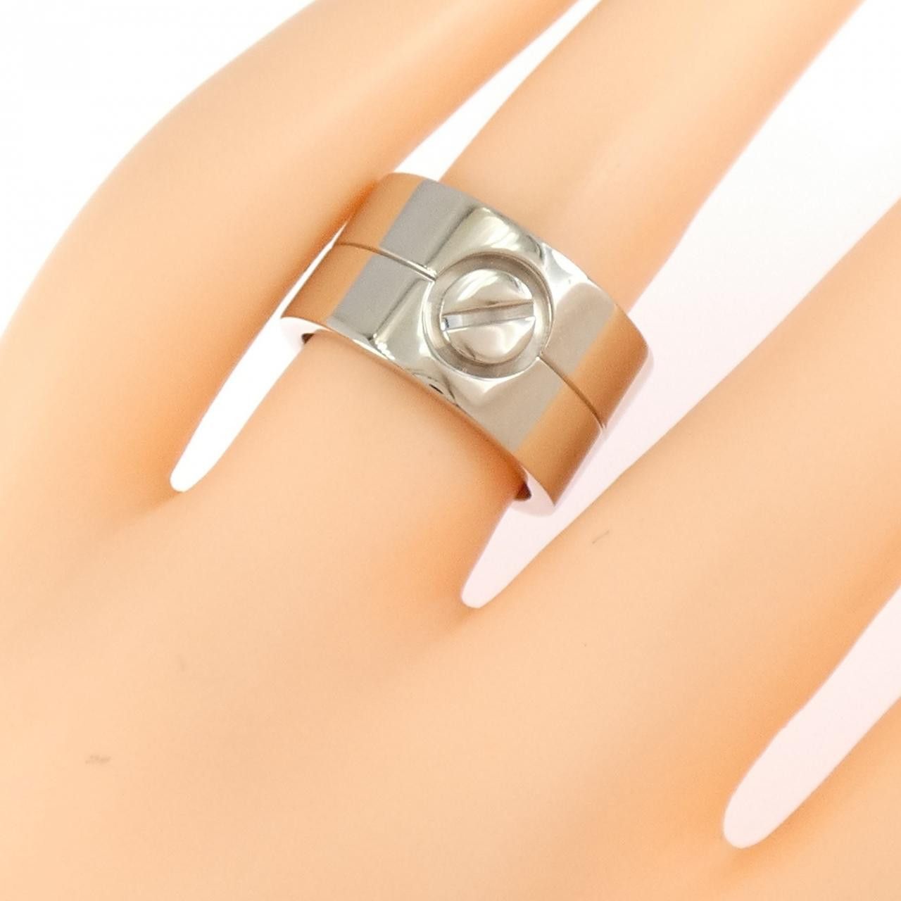 Cartier Cartier Cartier High Love 750 White Gold Ring Size 11 Metal Ring B40478 DUTY FREE for USA Size ONE SIZE - 5 Thumbnail