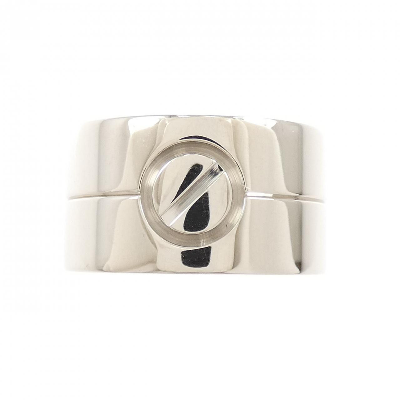 Cartier Cartier Cartier High Love 750 White Gold Ring Size 11 Metal Ring B40478 DUTY FREE for USA Size ONE SIZE - 2 Thumbnail