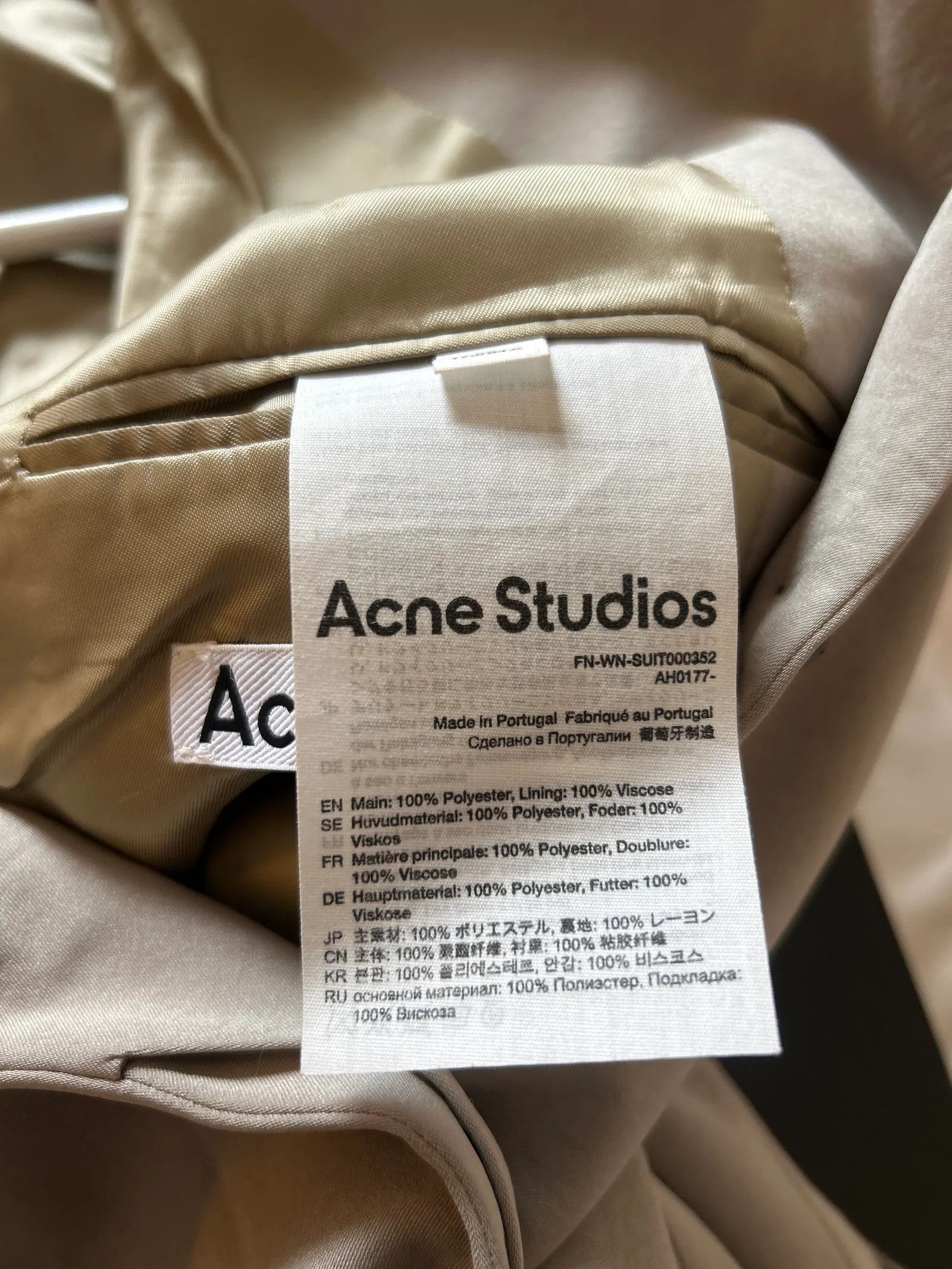 Acne Studios Acne Studios Blazer Size XS / US 0-2 / IT 36-38 - 2 Thumbnail