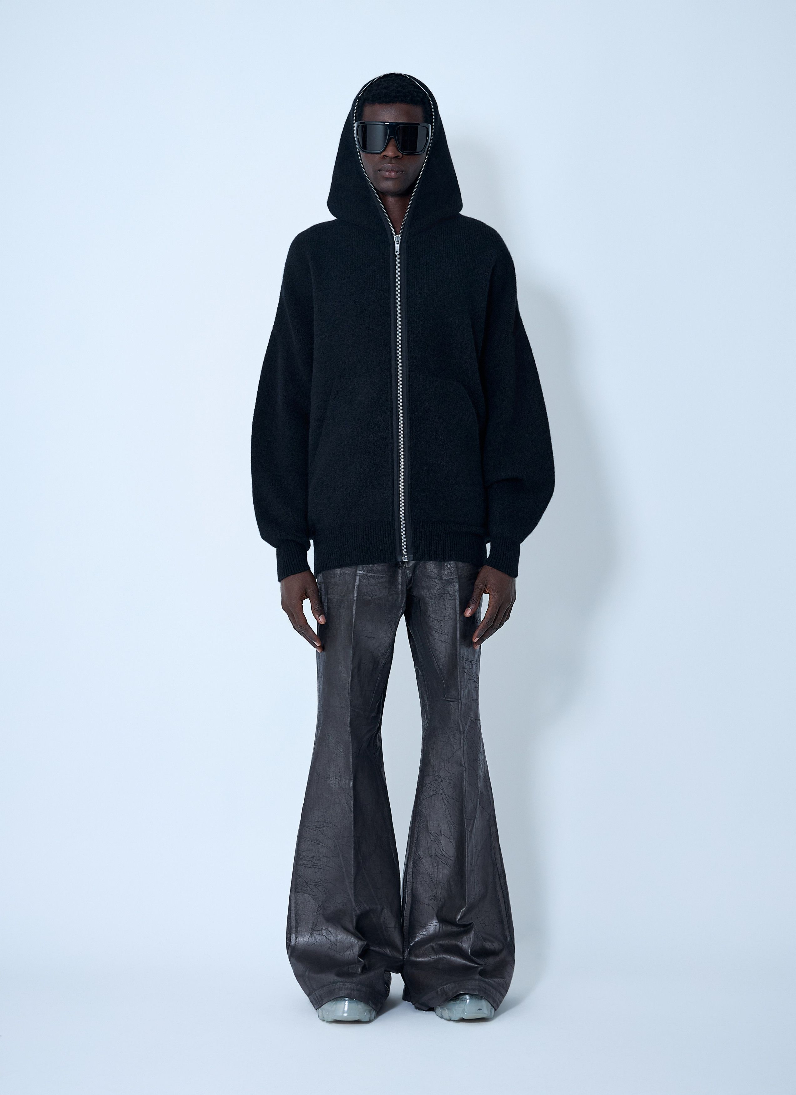 Rick Owens Gimp Hooded Zip-Up Sweatshirt Size US M / EU 48-50 / 2 - 2 Thumbnail