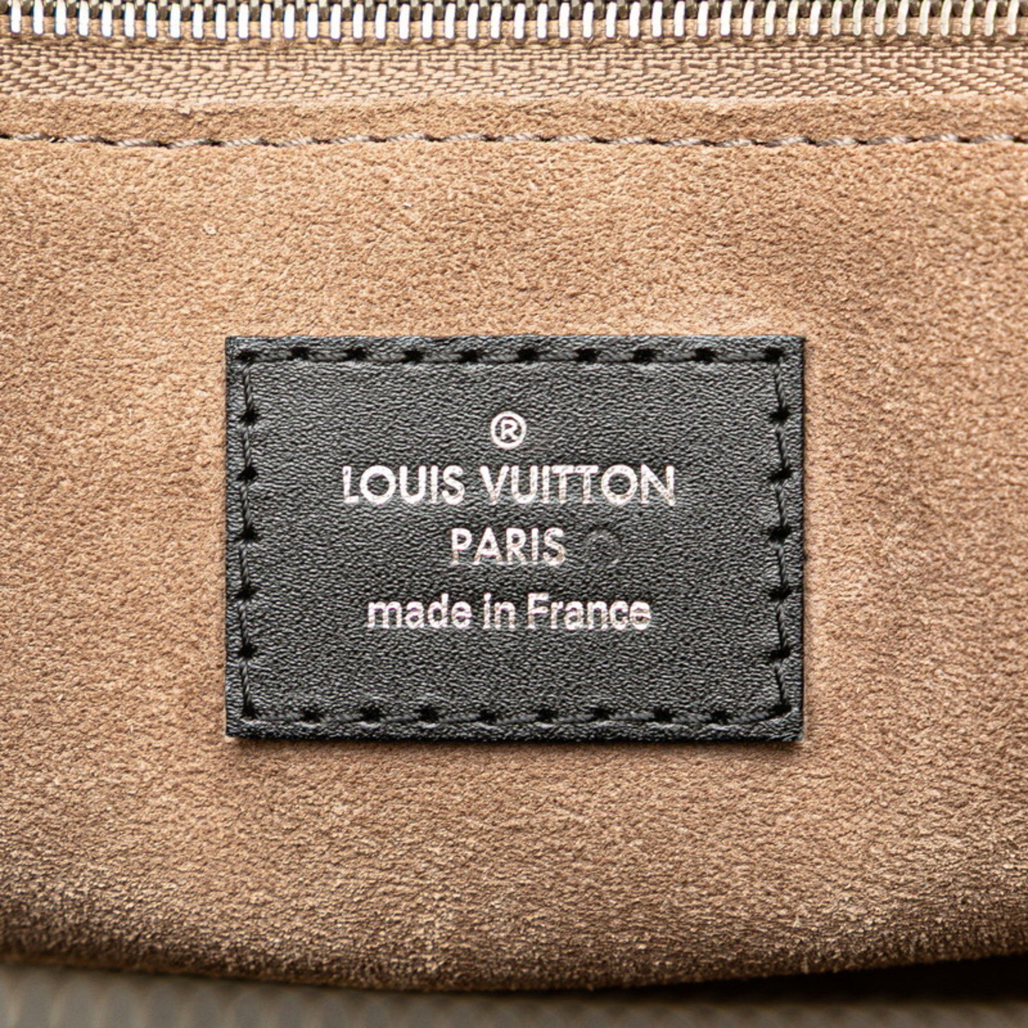 Louis Vuitton Louis Vuitton Parceana Lockit PM Two-Tone Handbag M51066 in Off-White and Dark Brown Taurillon Leather. Women's. LOUIS VUITTON Size ONE SIZE - 8 Thumbnail