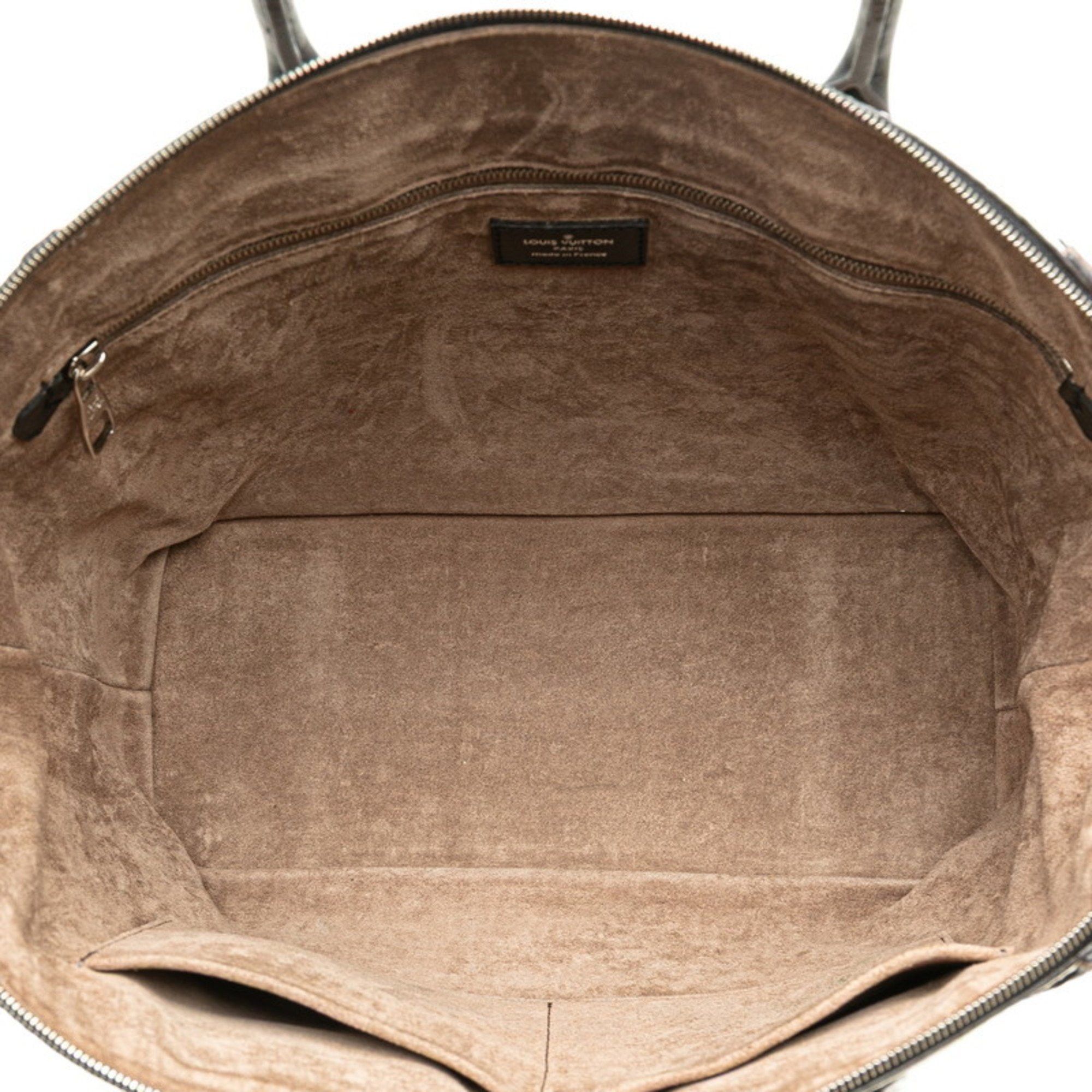 Louis Vuitton Louis Vuitton Parceana Lockit PM Two-Tone Handbag M51066 in Off-White and Dark Brown Taurillon Leather. Women's. LOUIS VUITTON Size ONE SIZE - 6 Thumbnail