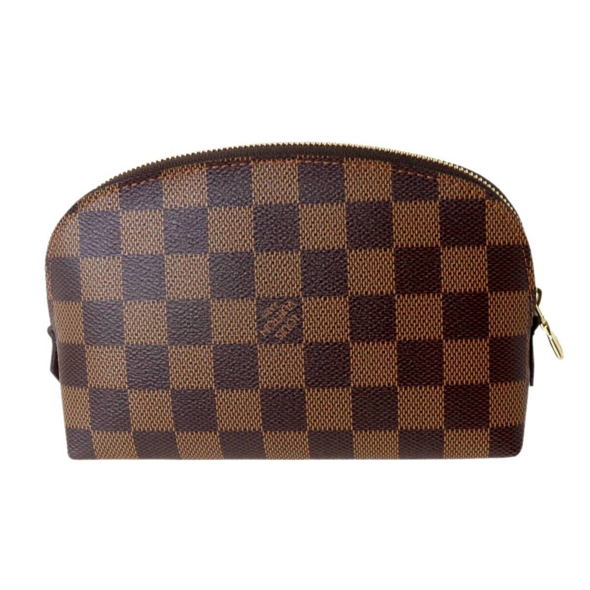 Louis Vuitton Louis Vuitton Pochette Tick Pouch Damier Ebene N47516 C104 Size ONE SIZE - 2 Thumbnail