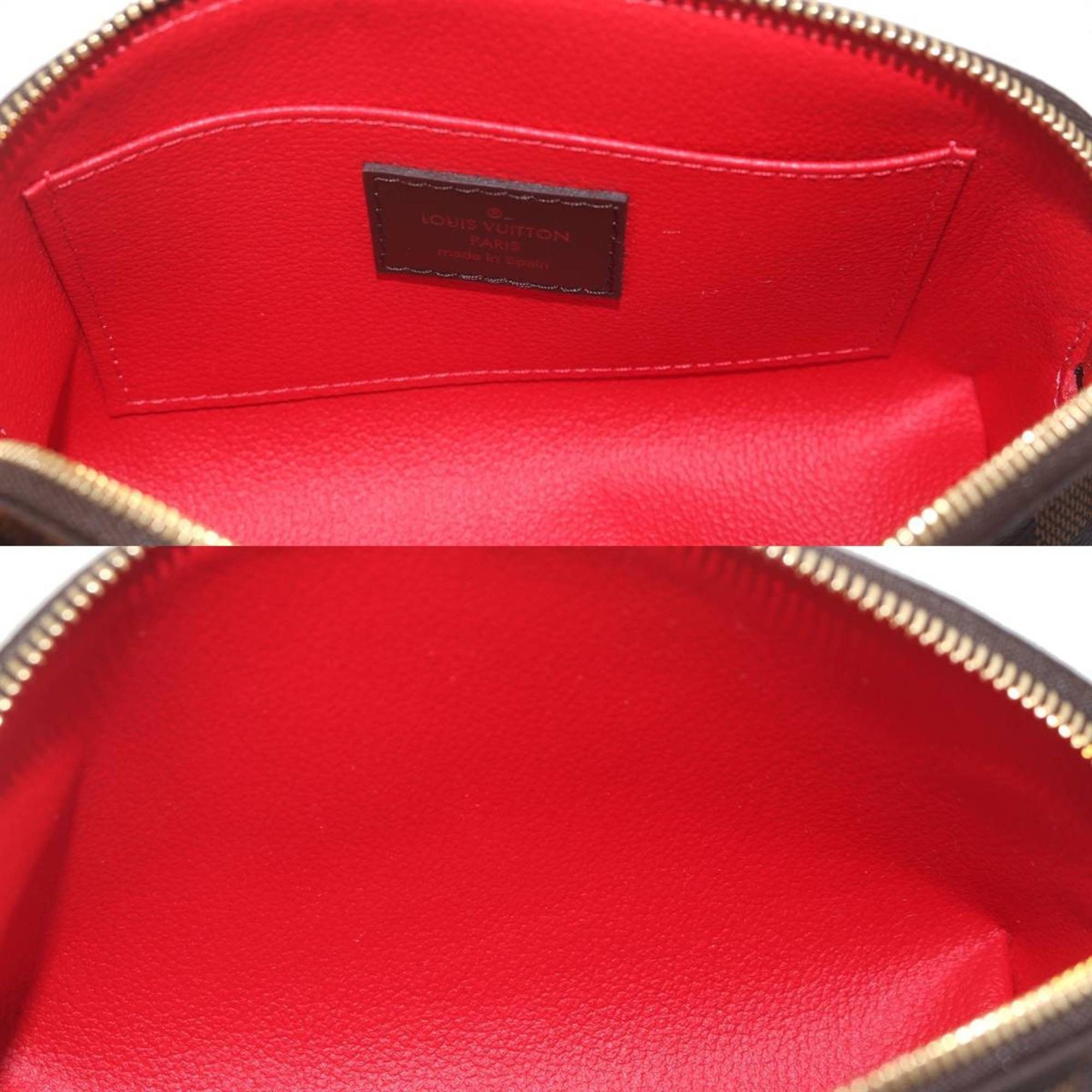 Louis Vuitton Louis Vuitton Pochette Tick Pouch Damier Ebene N47516 C104 Size ONE SIZE - 7 Thumbnail