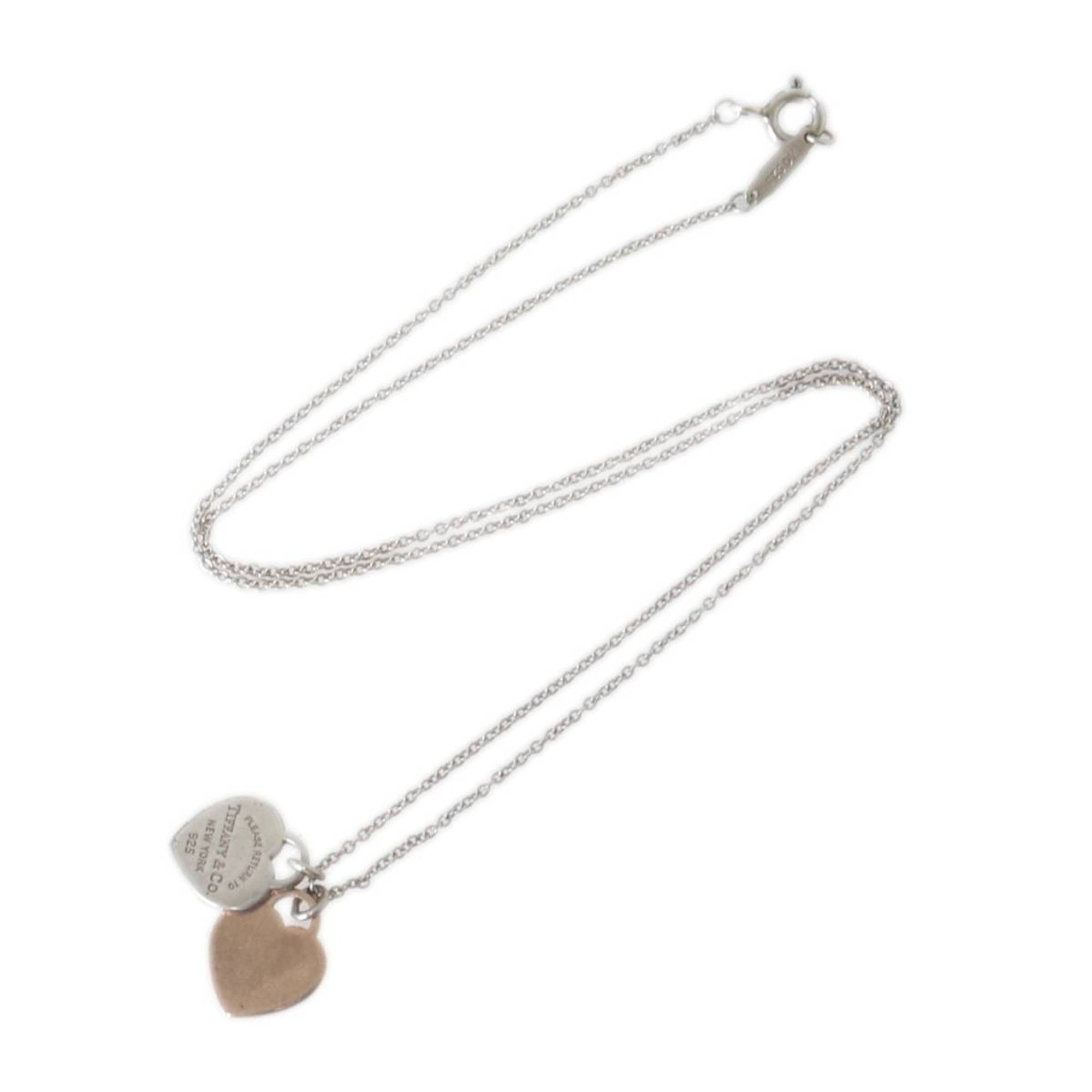 Tiffany & Co. Tiffany & Co. Twin Heart Necklace, Ag925 Silver, 3.0g Size ONE SIZE - 3 Thumbnail