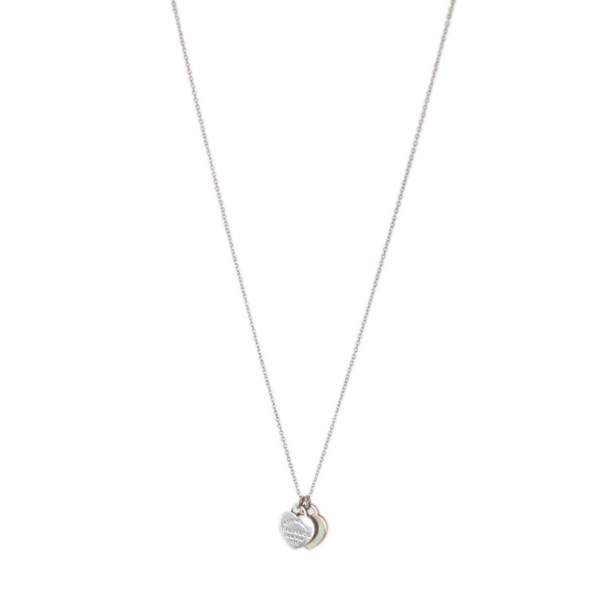 Tiffany & Co. Tiffany & Co. Twin Heart Necklace, Ag925 Silver, 3.0g Size ONE SIZE - 2 Thumbnail