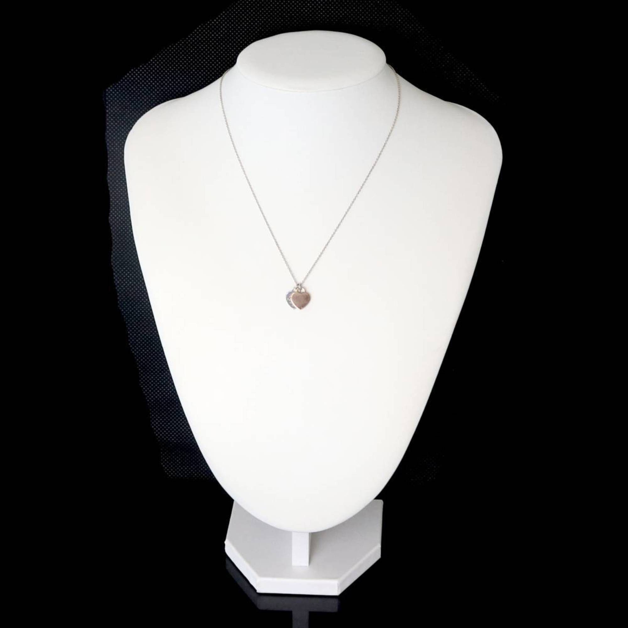 Tiffany & Co. Tiffany & Co. Twin Heart Necklace, Ag925 Silver, 3.0g Size ONE SIZE - 7 Thumbnail