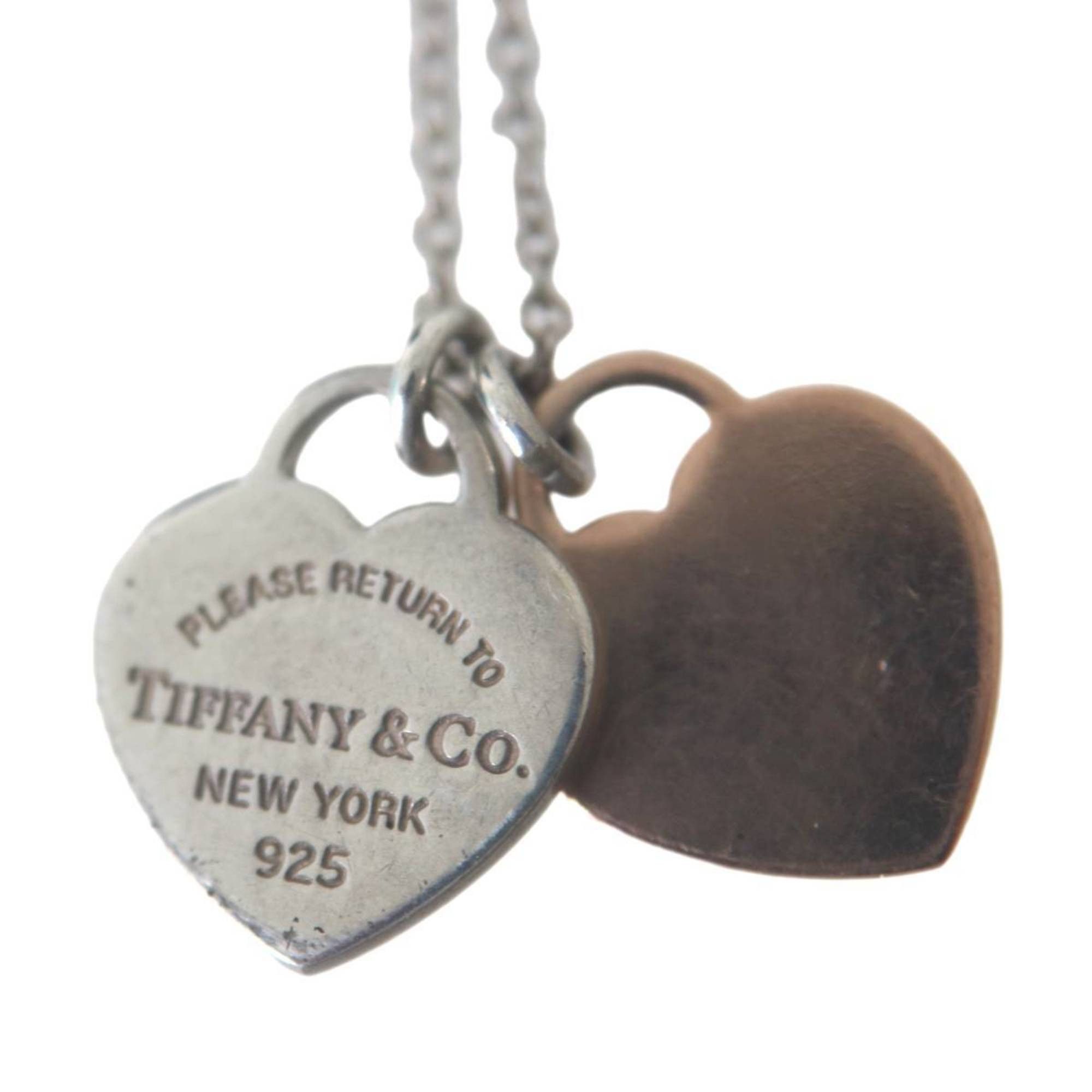 Tiffany & Co. Tiffany & Co. Twin Heart Necklace, Ag925 Silver, 3.0g Size ONE SIZE - 5 Thumbnail