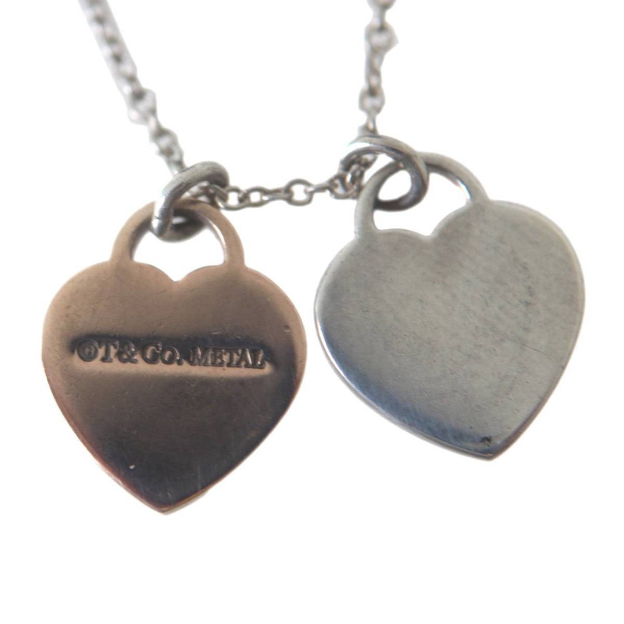 Tiffany & Co. Tiffany & Co. Twin Heart Necklace, Ag925 Silver, 3.0g Size ONE SIZE - 4 Thumbnail
